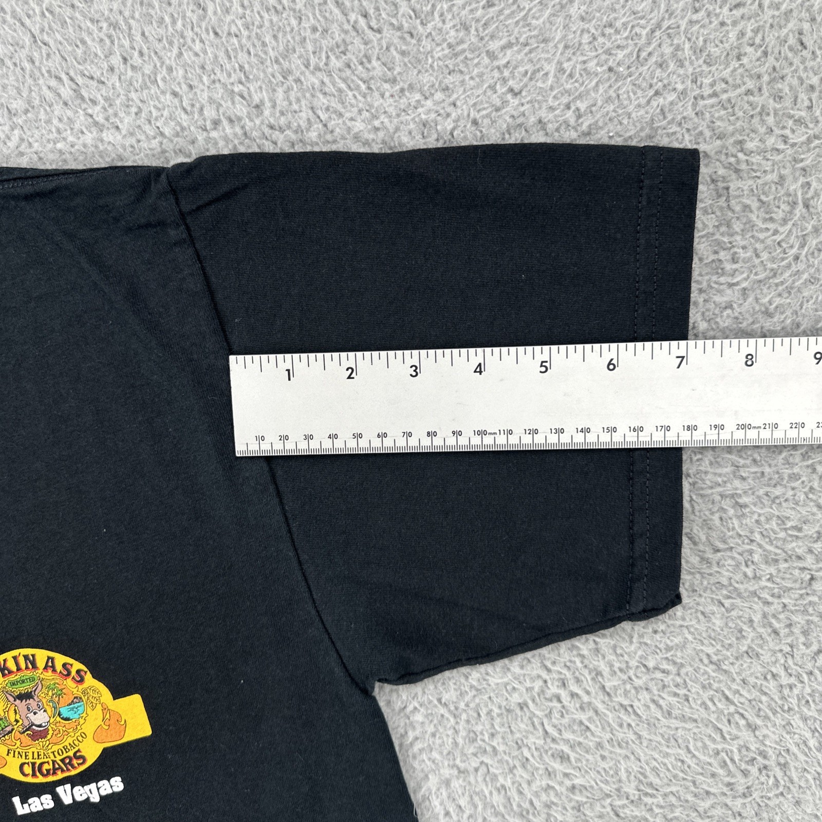 Vintage Gildan L Black Smokin Ass Cigars Hawaii Las Vegas Fine Leaf Tobacco Tee