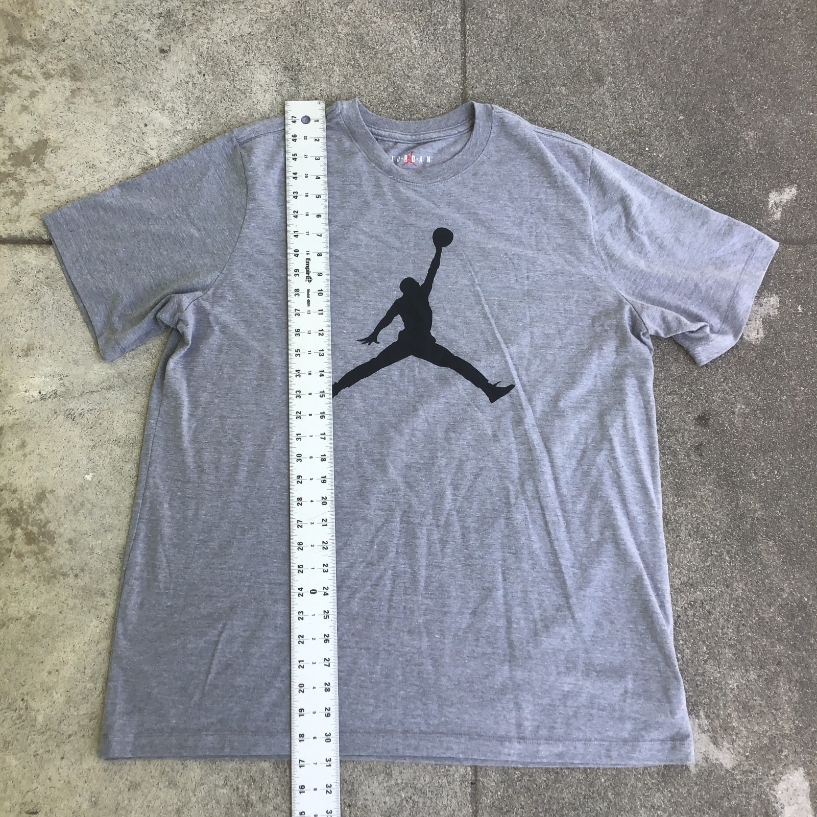 Jordan Jumpman Men XL Shirt Michael Jordan Logo Crew Neck Heather Gray