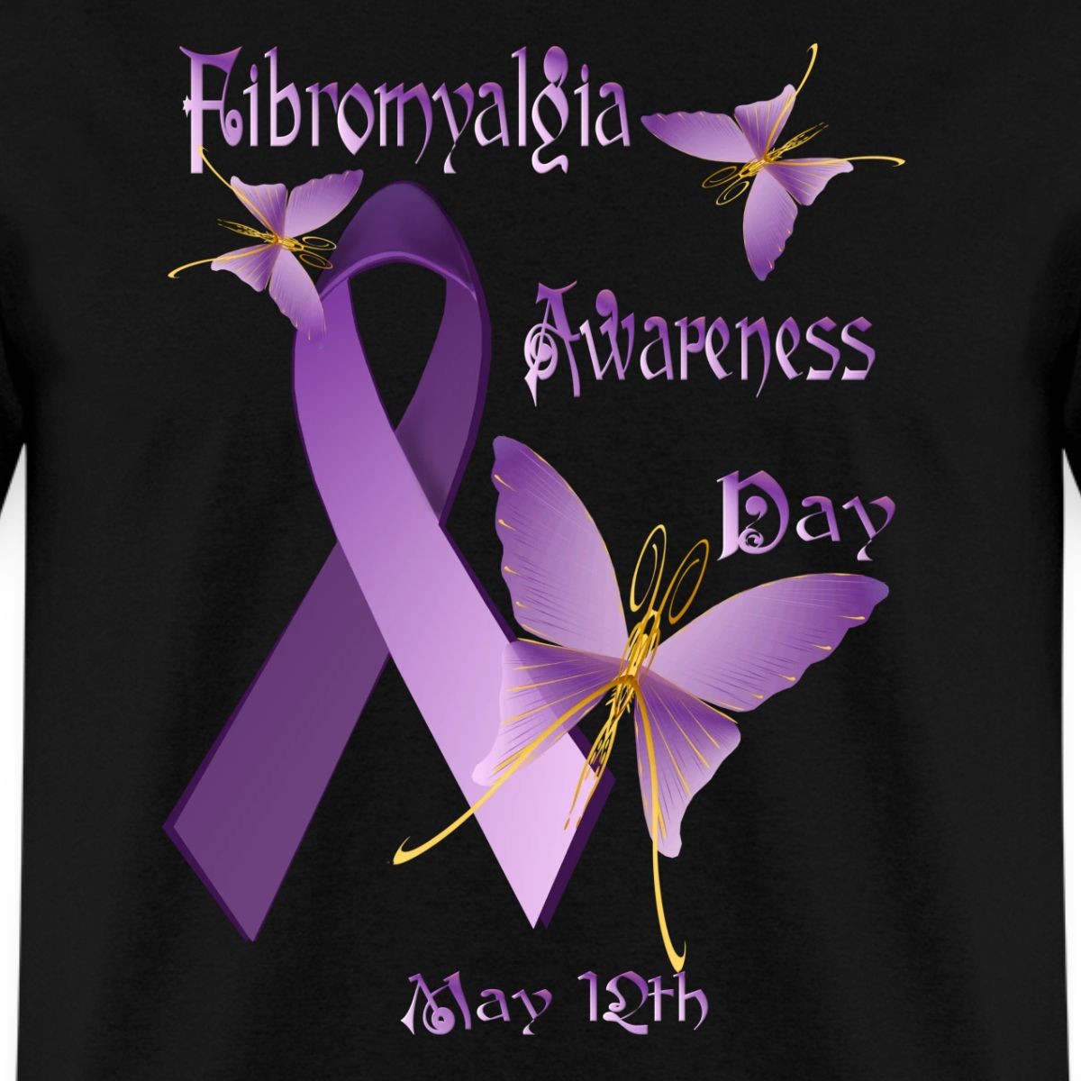 Fibromyalgia Awareness Day Men’s T-Shirt
