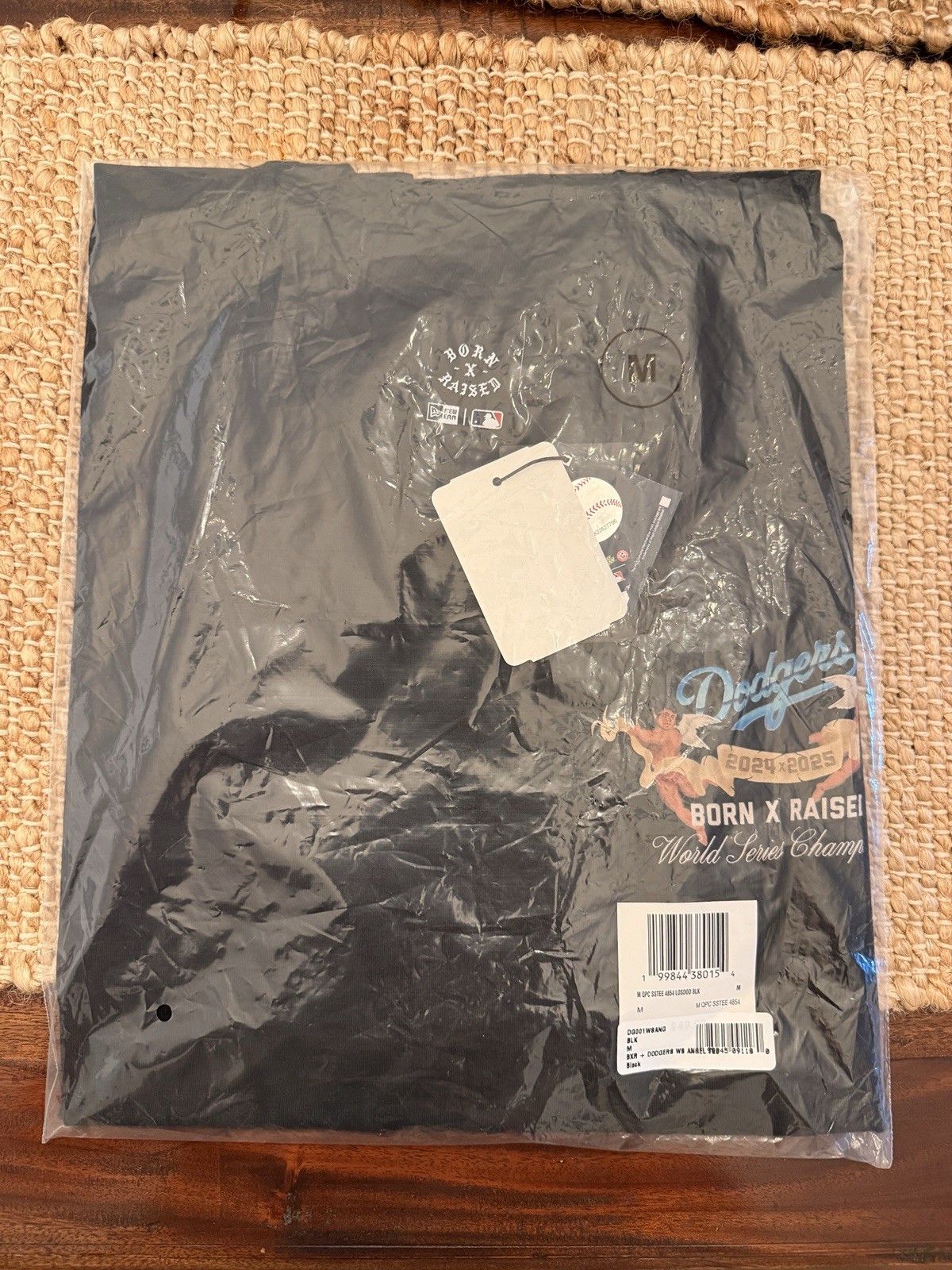 Born X Raised LA Dodgers Opening Day T-shirt AUTHENTIC Cherub Angel Tee Size M