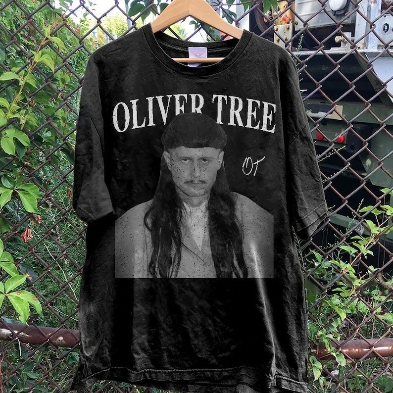 RIP Oliver Tree retro classic unisex black short sleeve t-shirt QT8799