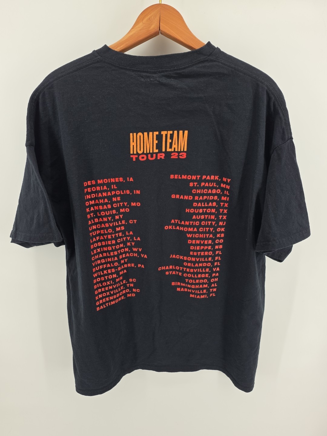 Thomas Rhett 2023 Home Team Tour Shirt – Black Graphic Country Concert Tee 2XL