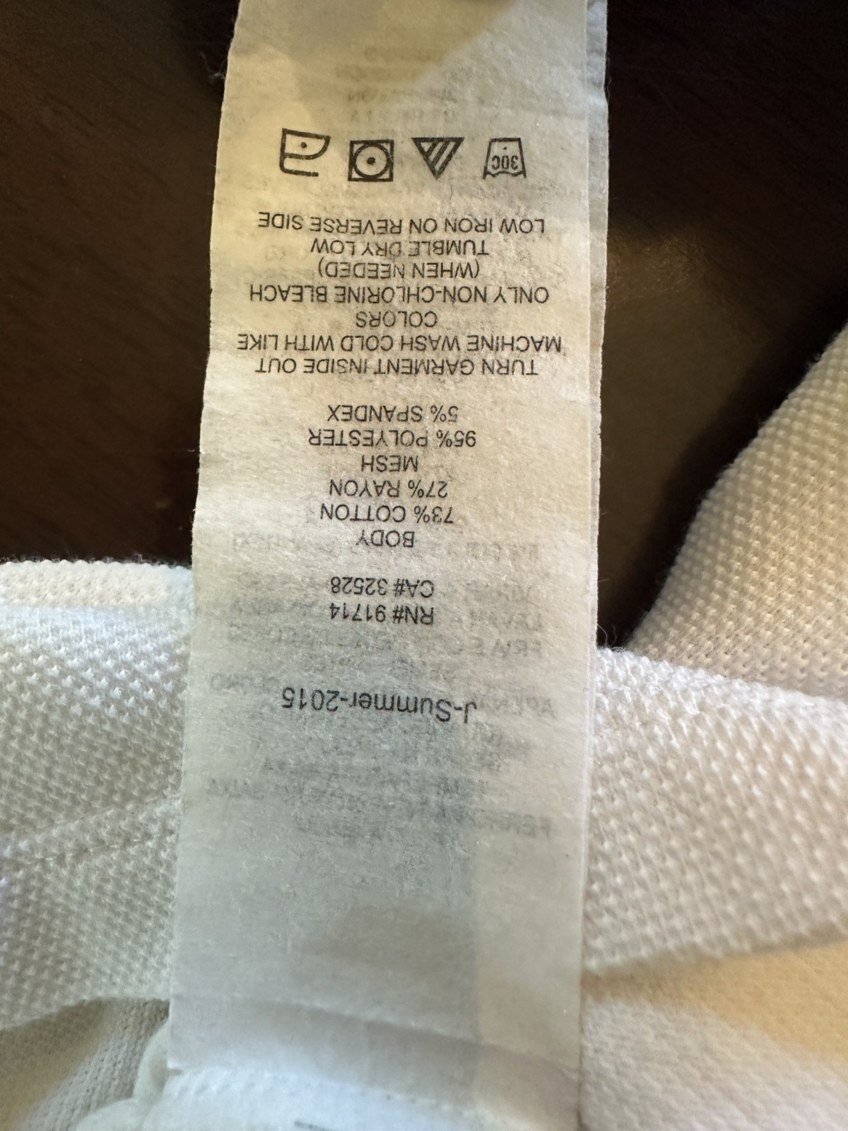 Armani Exchange T-Shirt Mens Large White Crew Neck Cotton/Rayon Tee