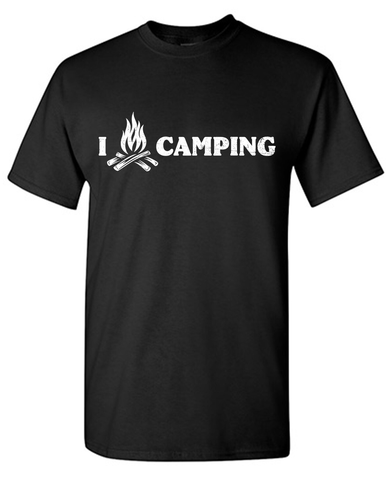 I Love Camping Sarcastic Humor Graphic Tee Gift For Men Novelty Funny T Shirt