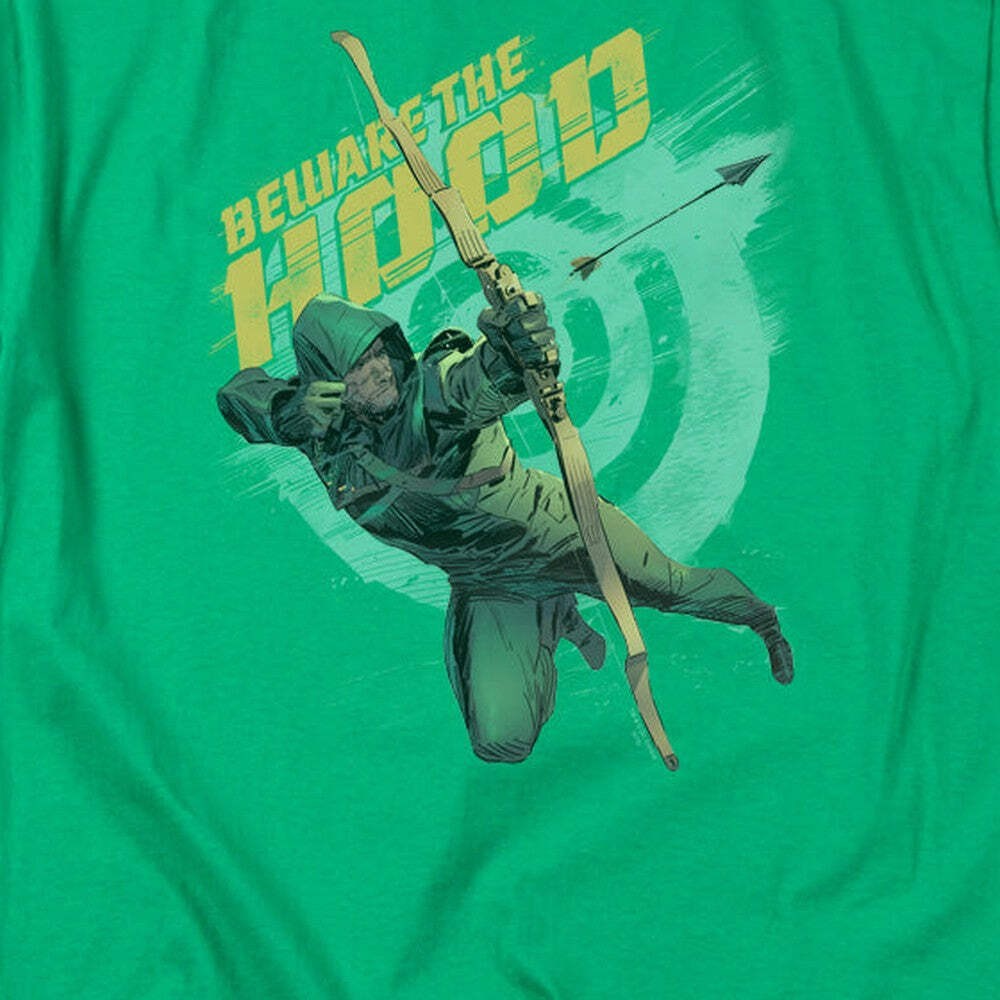Arrow Beware Licensed Adult Unisex T-Shirt Regular Fit Tee SM-4X