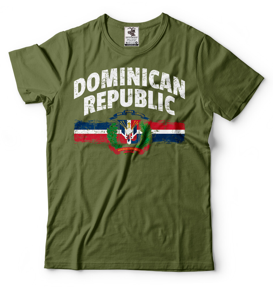 Dominican Republic T-shirt Republica Dominicana Tee Shirt National country Tee