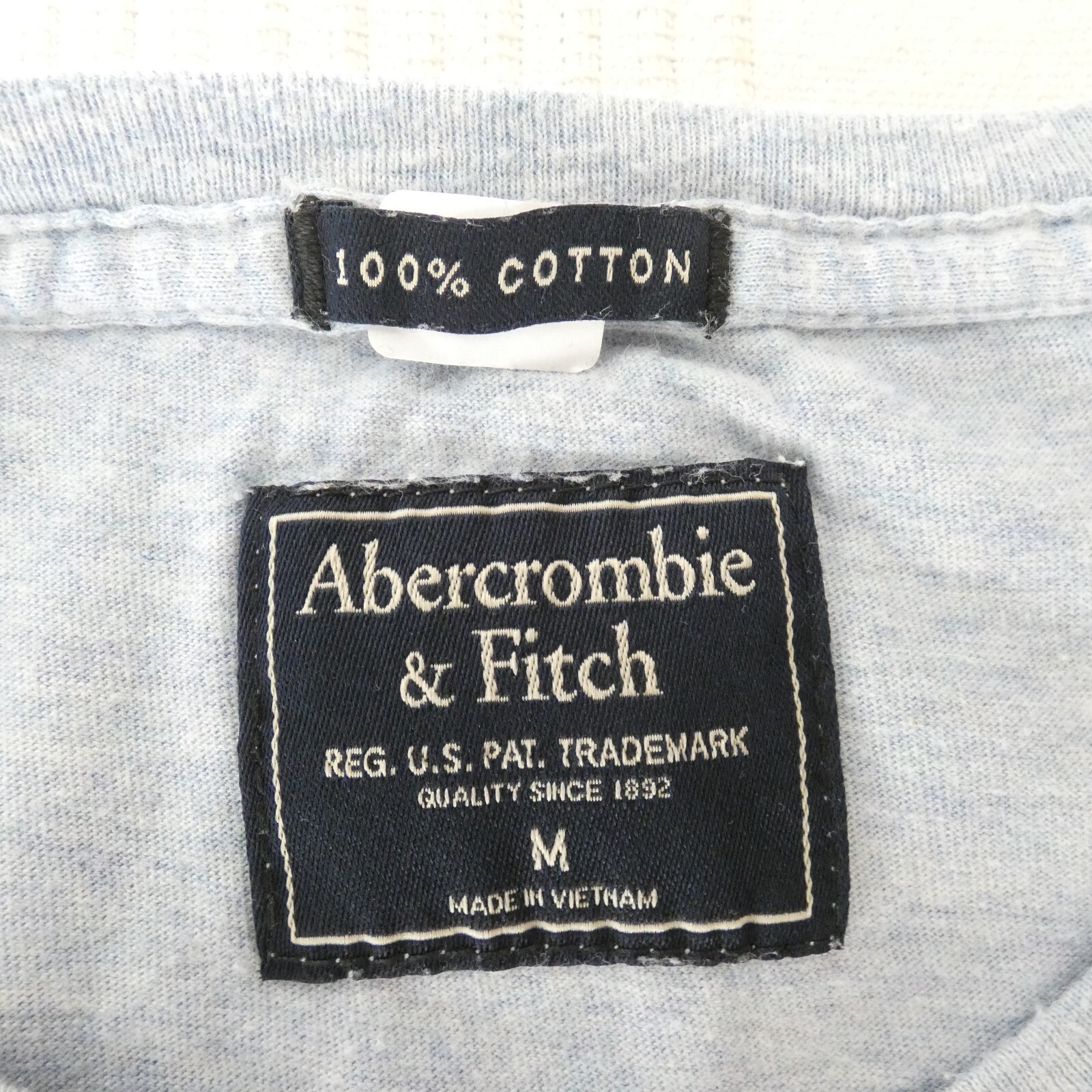 Abercrombie & Fitch Mens T Shirt Bundle M Logo Cotton Crew Neck 3 Pack Casual