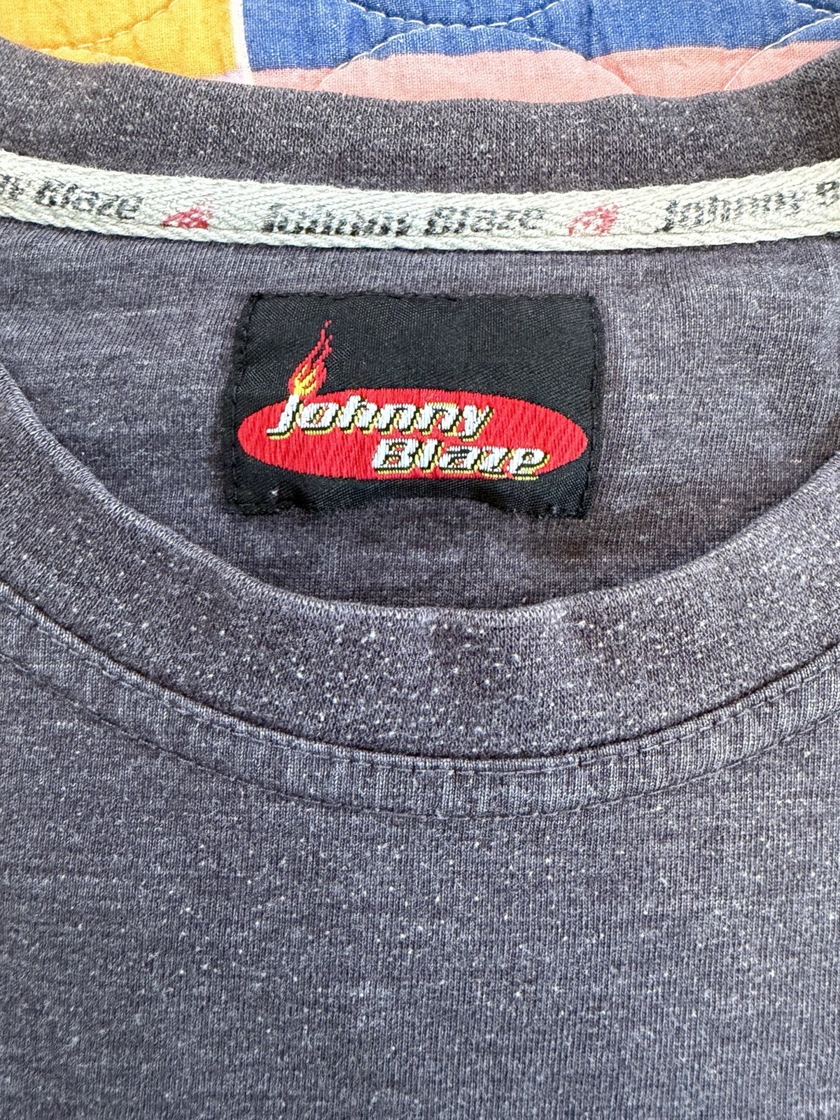 Vintage 90’s Johnny Blaze Long Sleeve Shirt Rap Tee Wutang Hip Hop Rare