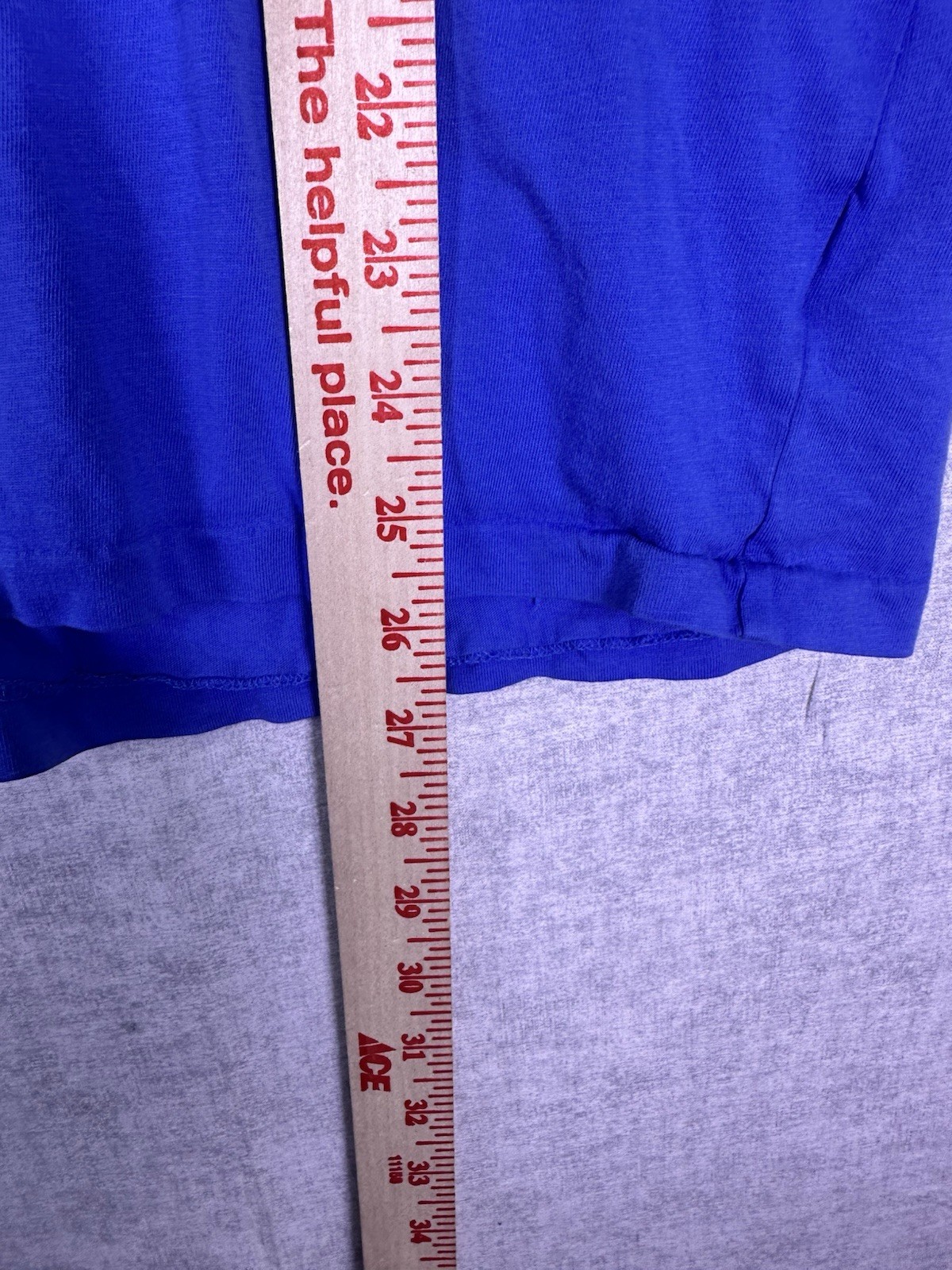 Polo Ralph Lauren Shirt Medium Blue Yellow Pony Crew Neck T Shirt Preppy Casual