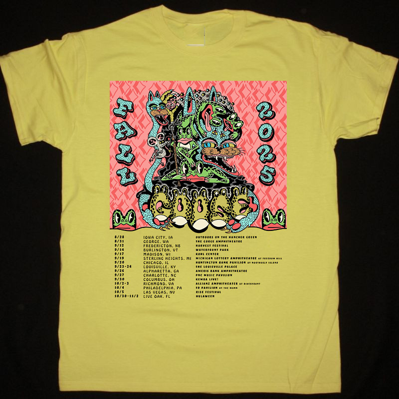 Fall 2025 Tour Goose The Band T Shirt Full Size S-5XL