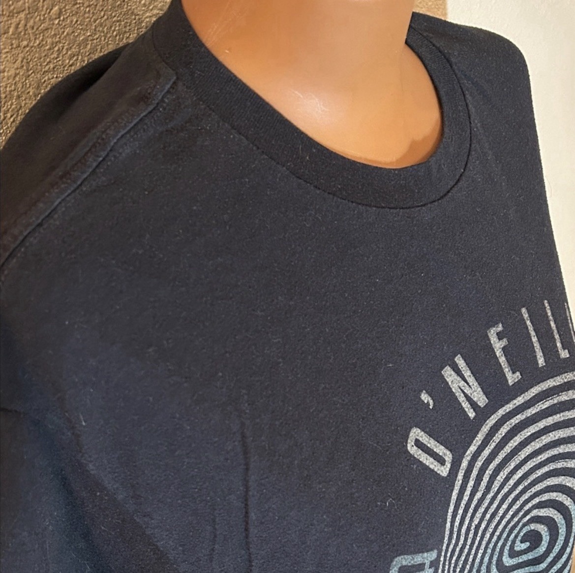 O’Neill Premium Tee Men’s Black Graphic Logo Crew Neck Short Sleeve T-Shirt L