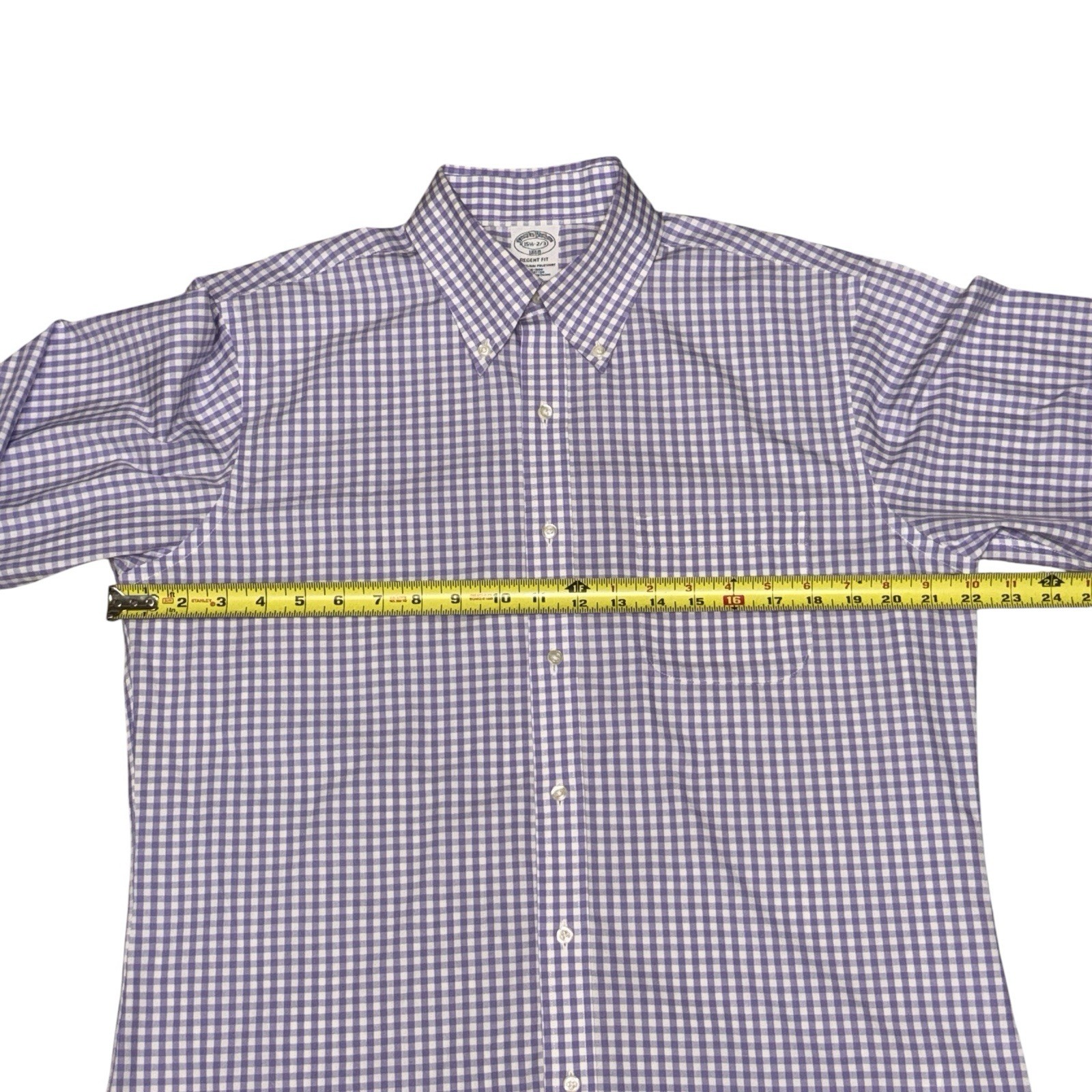 Brooks Brothers 15 1/2 – 2/3 1818 Regent Fit The Original Polo Shirt Non-iron