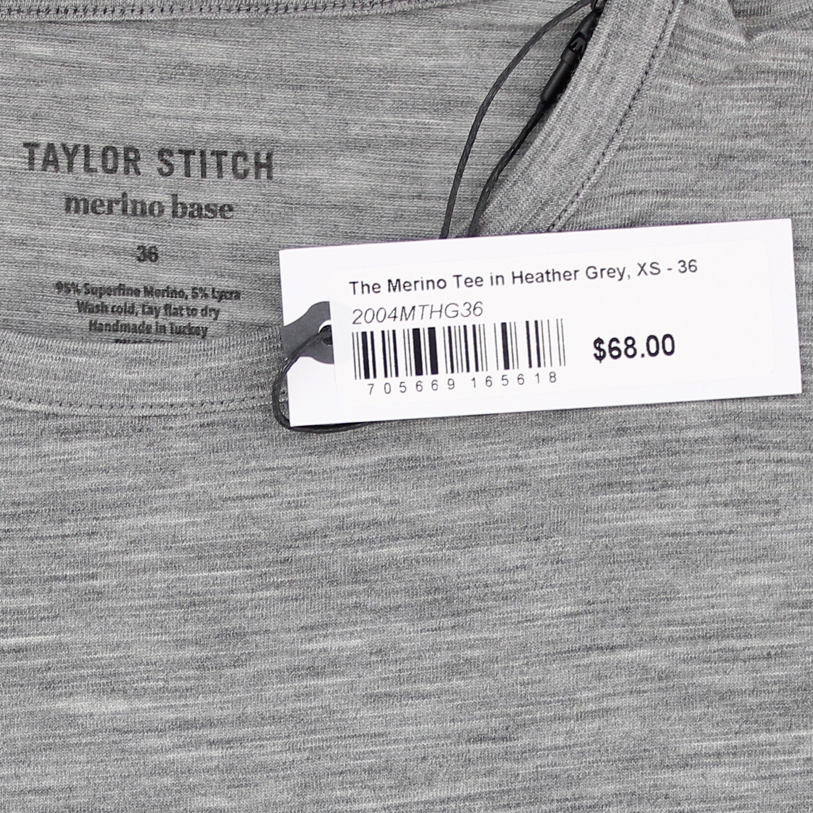 Taylor Stitch Men’s Merino Shirt Wool Moisture-Wicking Super Soft T-shirt $68