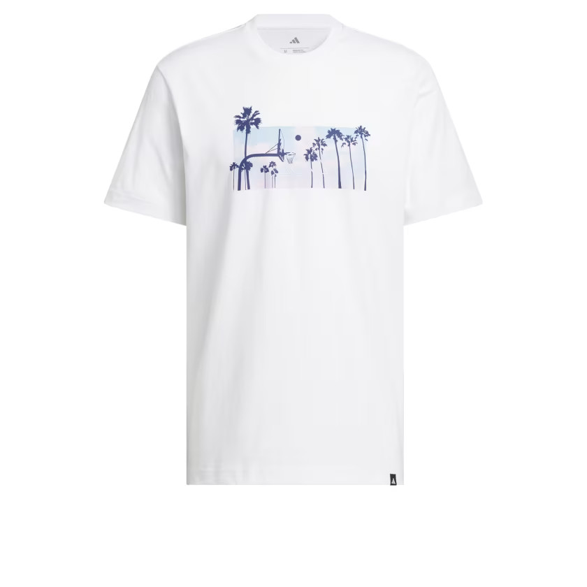 adidas men Summer Sunset Graphic T-Shirt