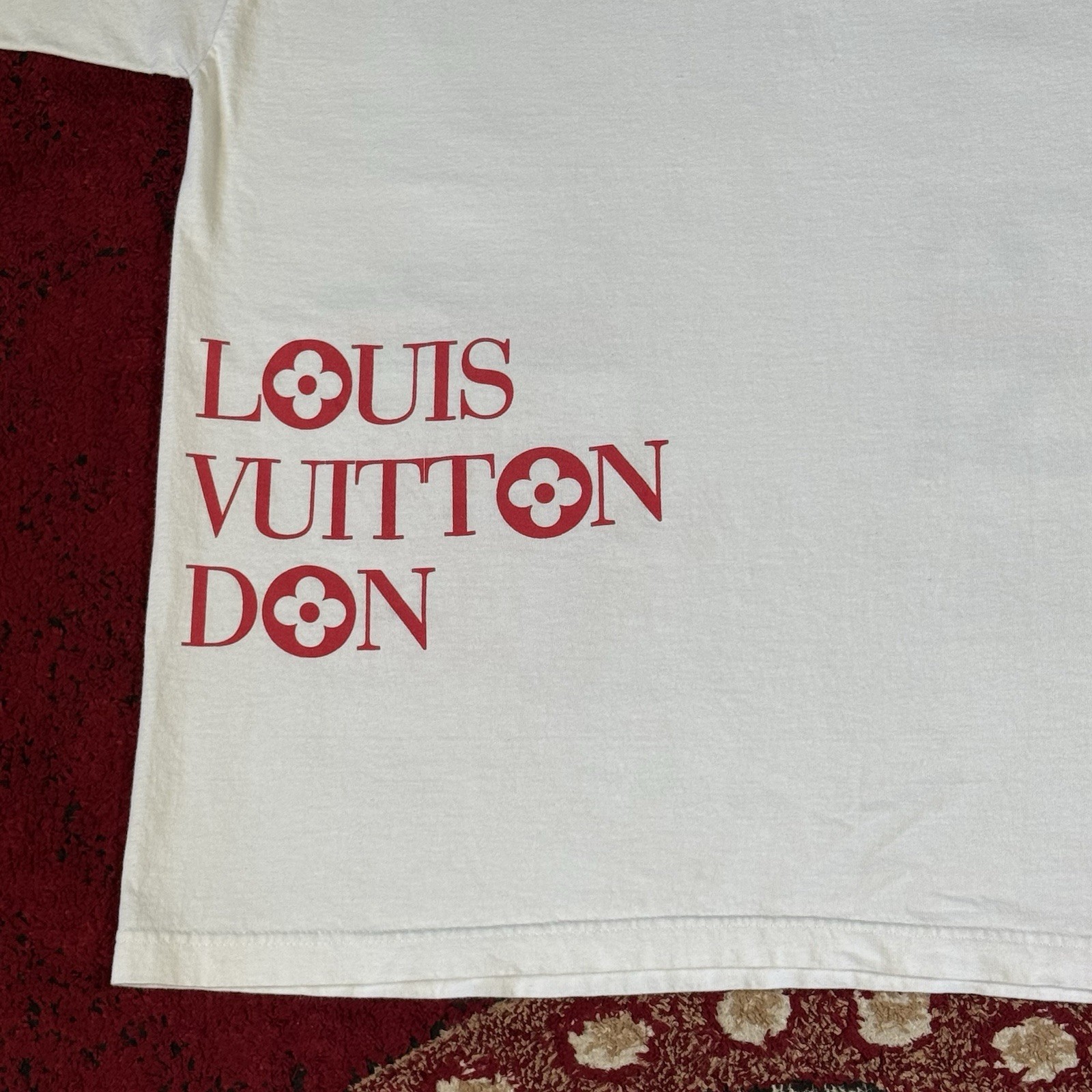 Kanye West Premium Label Y2K Vogue XXX Kate Moss LV Don T Shirt Size XL USA Made
