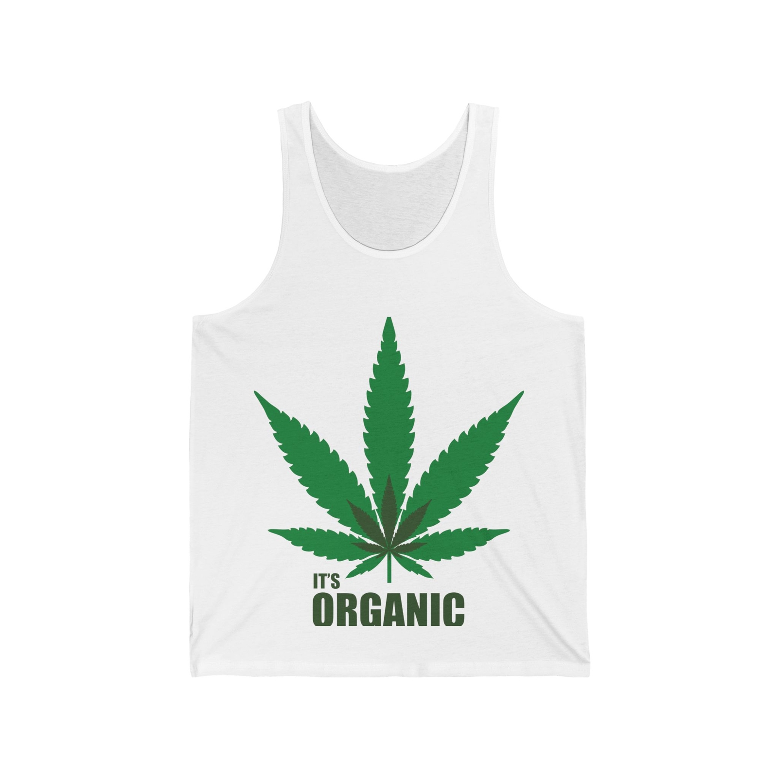 Cannabis “Its Organic” Unisex Jersey Tank