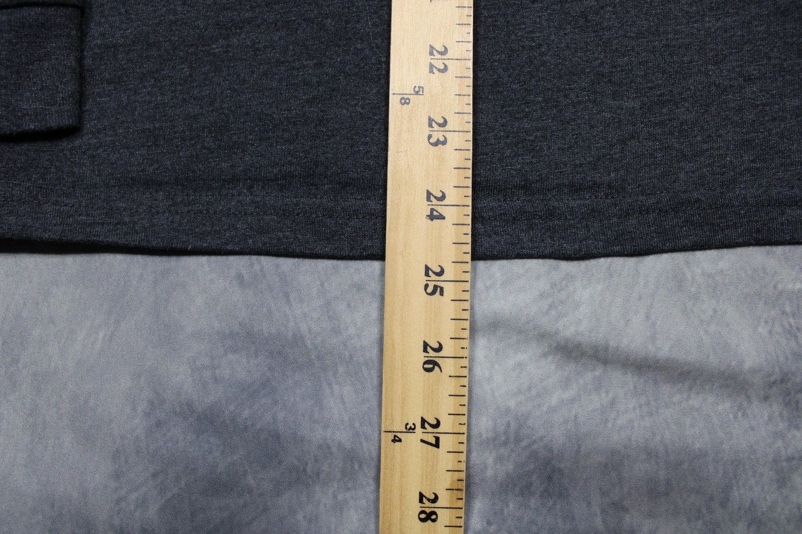Ash & Erie Henley Shirt Mens Medium Gray Long Sleeve Jersey Cotton Blend