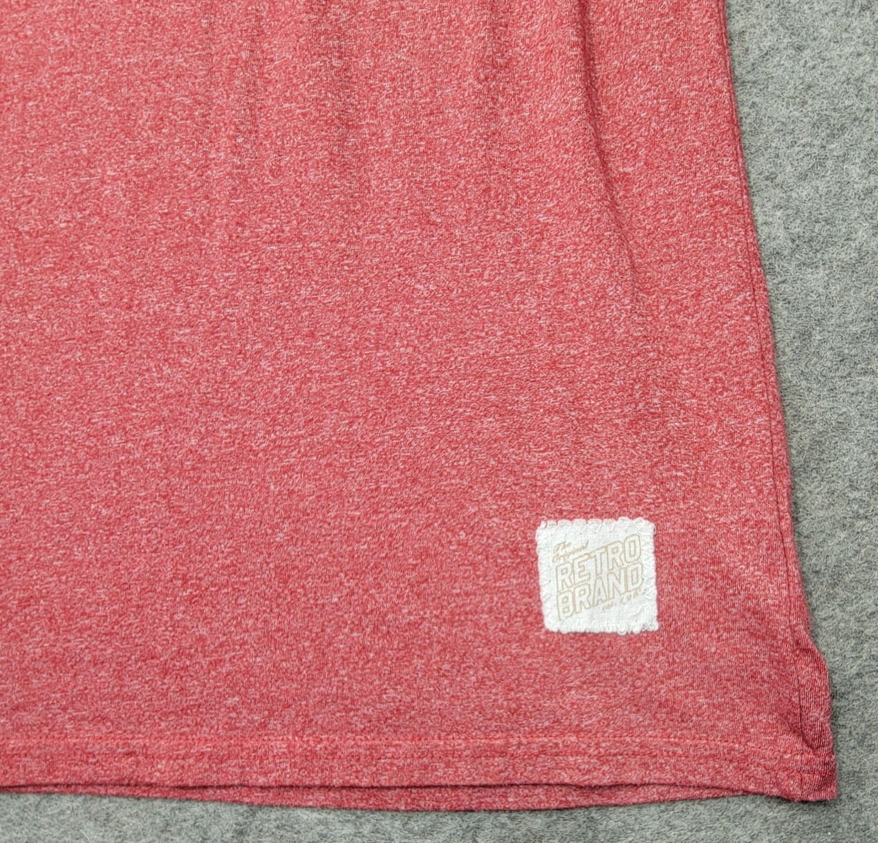 Retro Brand Mens Red T-Shirt Size L Indiana Casual Wear