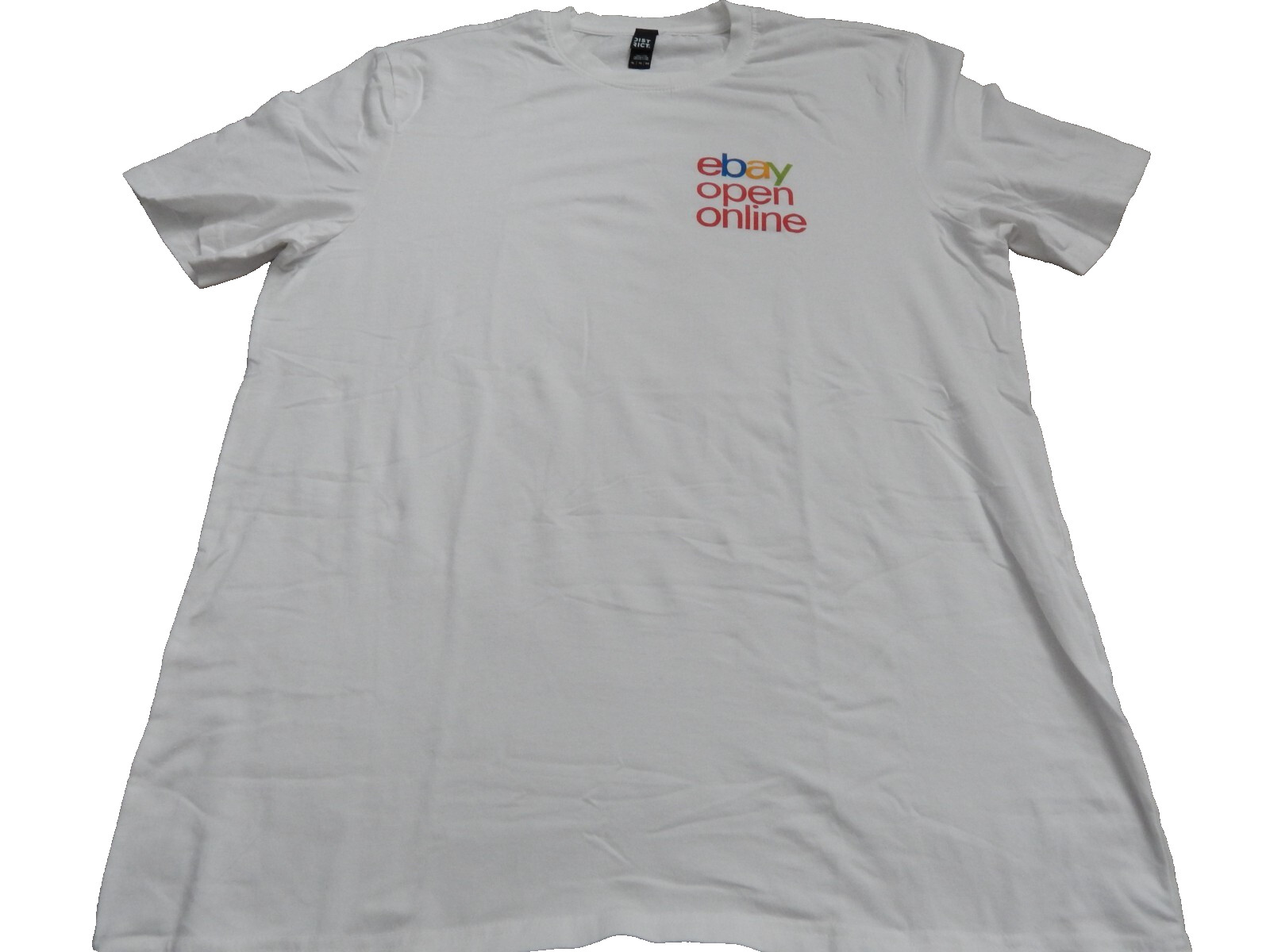 EBAY OPEN ONLINE SELLERS SWAG 2022 LOGO WHITE T-SHIRT SIZE XL COTTON BLEND