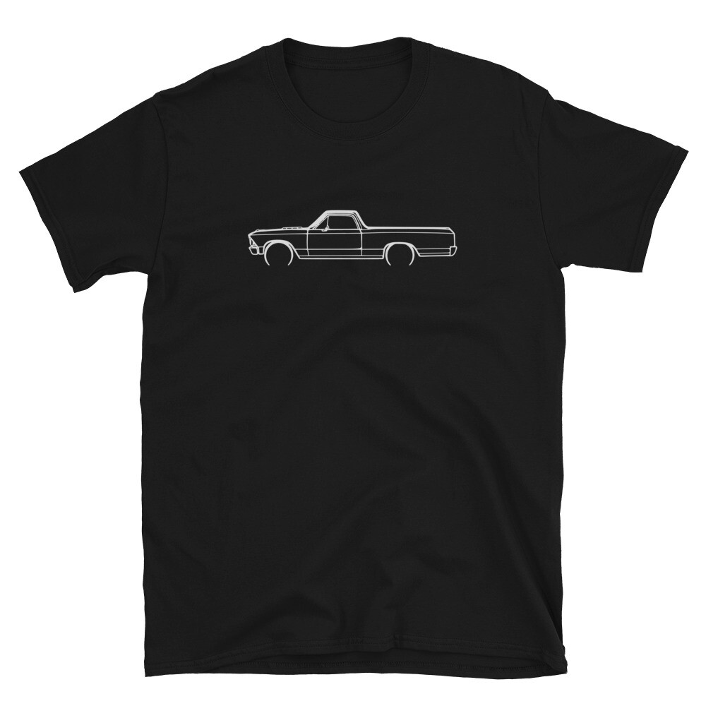 Softstyle T-Shirt For Chevrolet El Camino 1966 Car Owners Gift Tee Shirt