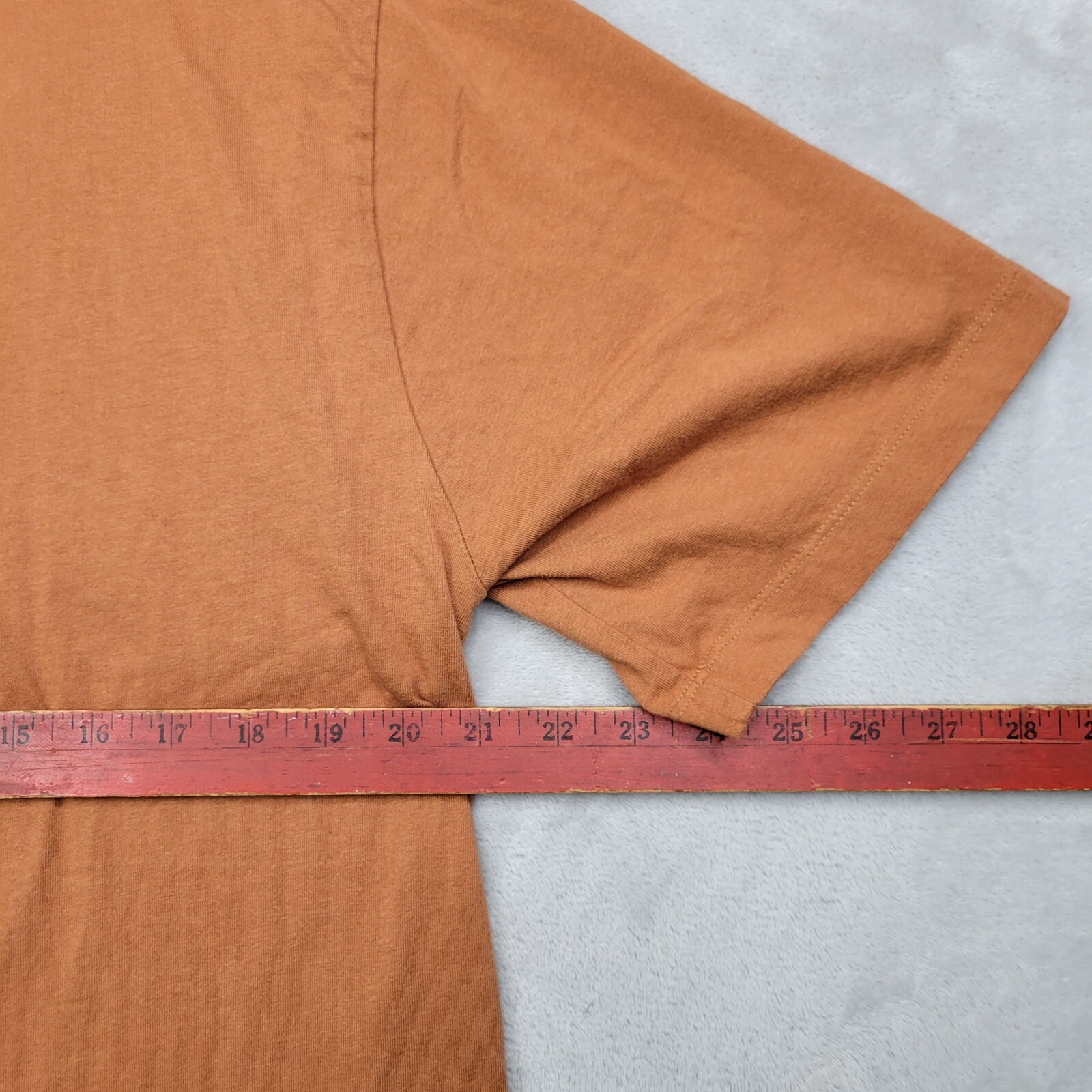 Just Attitude Shirt Men Large Crewneck Basic Cotton Minimalist Embroidery 1987