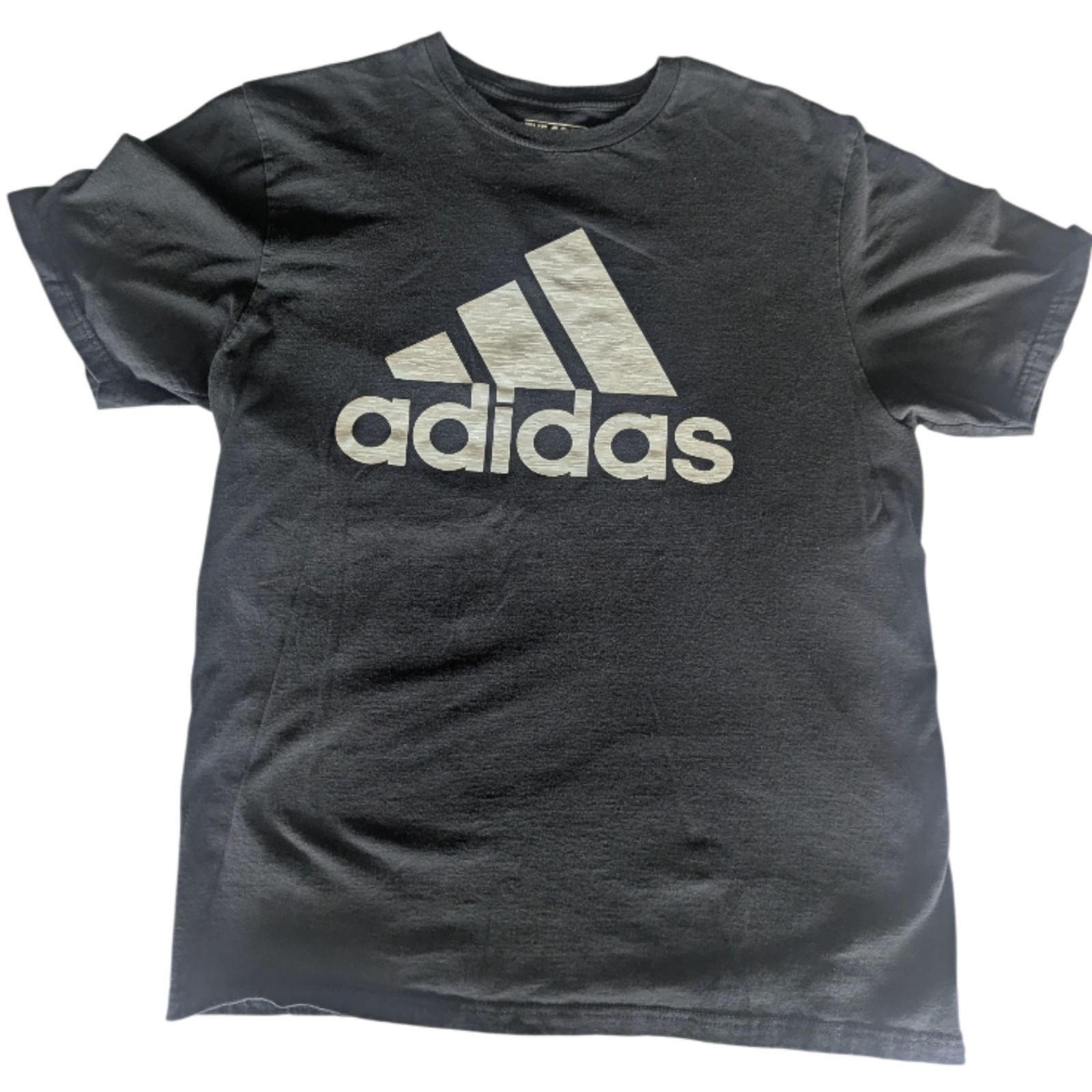 Adidas Go-To Tee Men’s Large Black Logo Graphic T-Shirt 100% Cotton