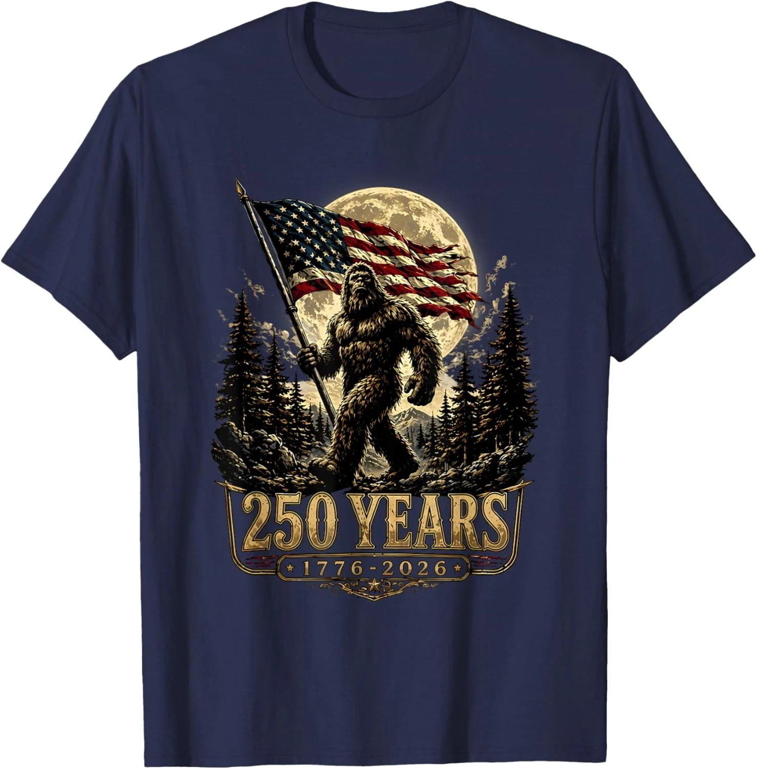 USA 250th Anniversary Patriotic T-Shirt