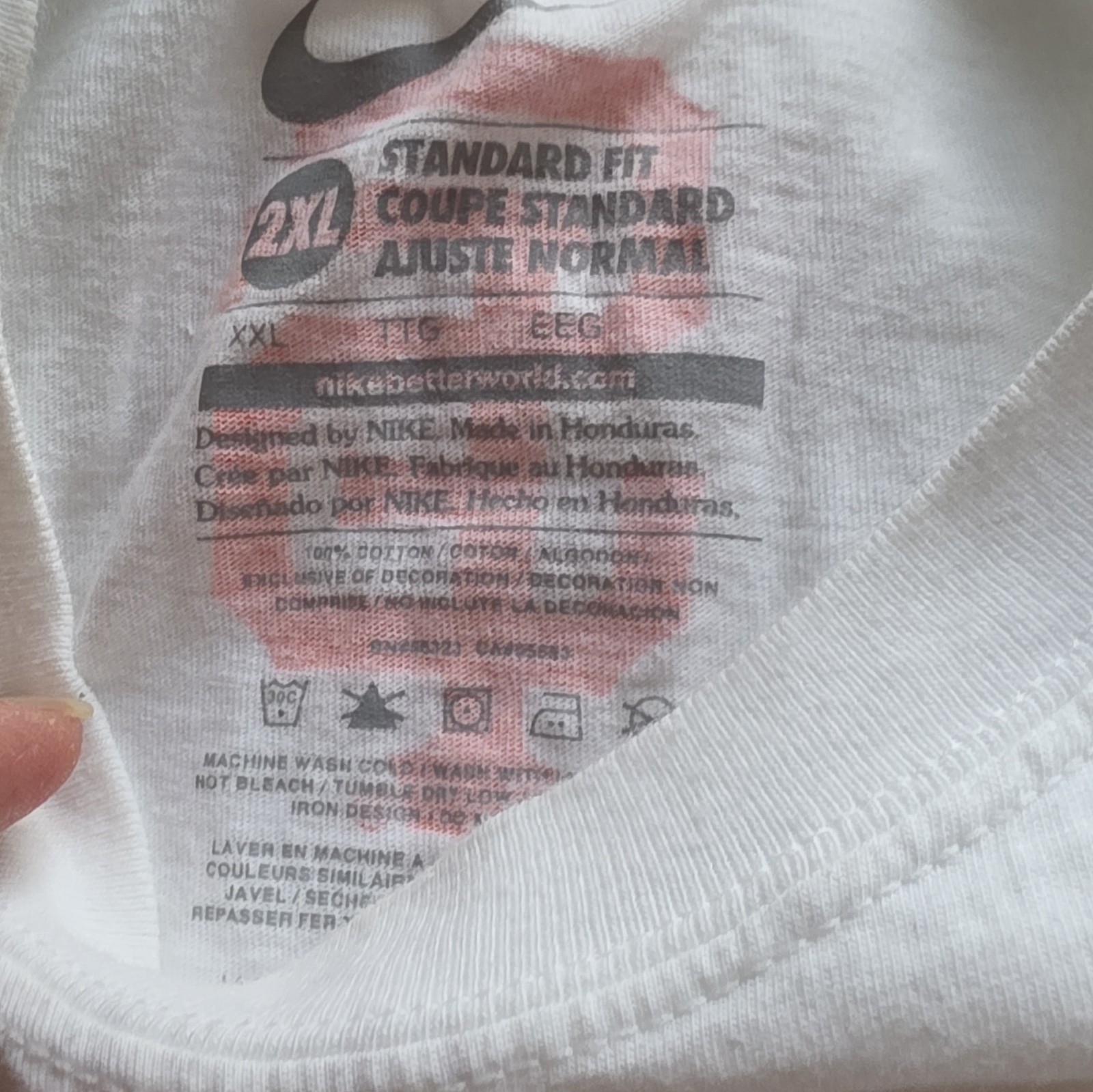 Nike Standard Fit SF Giants Baseball Pitcher Graphic T-Shirt White 2XL