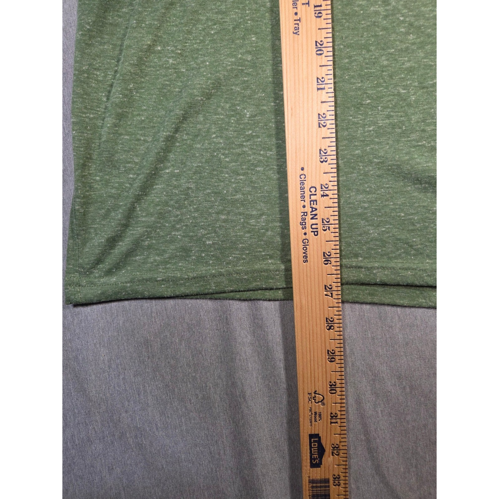 Buffalo David Bitton Mens Graphic Muscle Tank Top Green Linen Blend Large