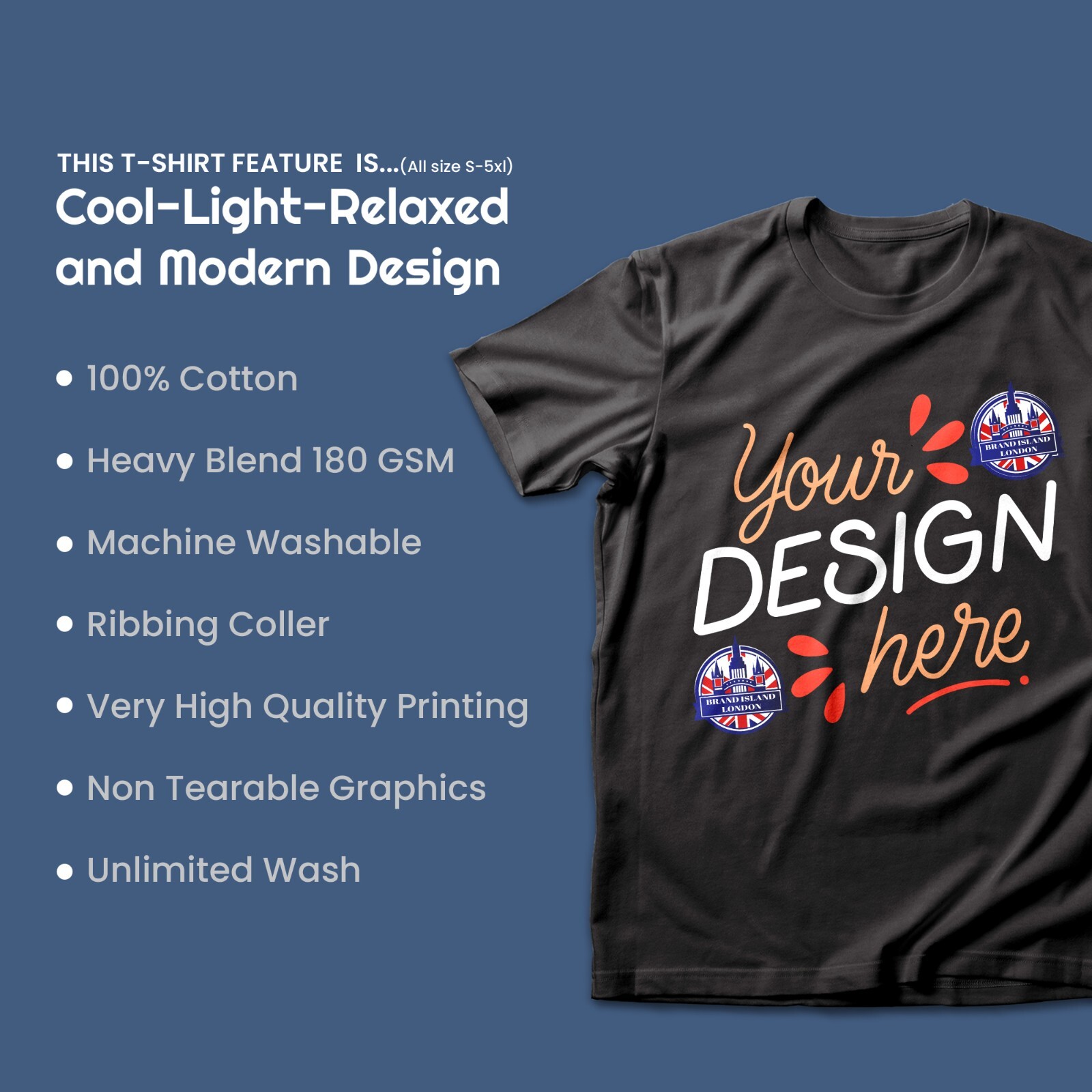 Horror T Shirt Skull Laughing Skeleton Gothic Regular Fit 100% Cotton Tee Unisex