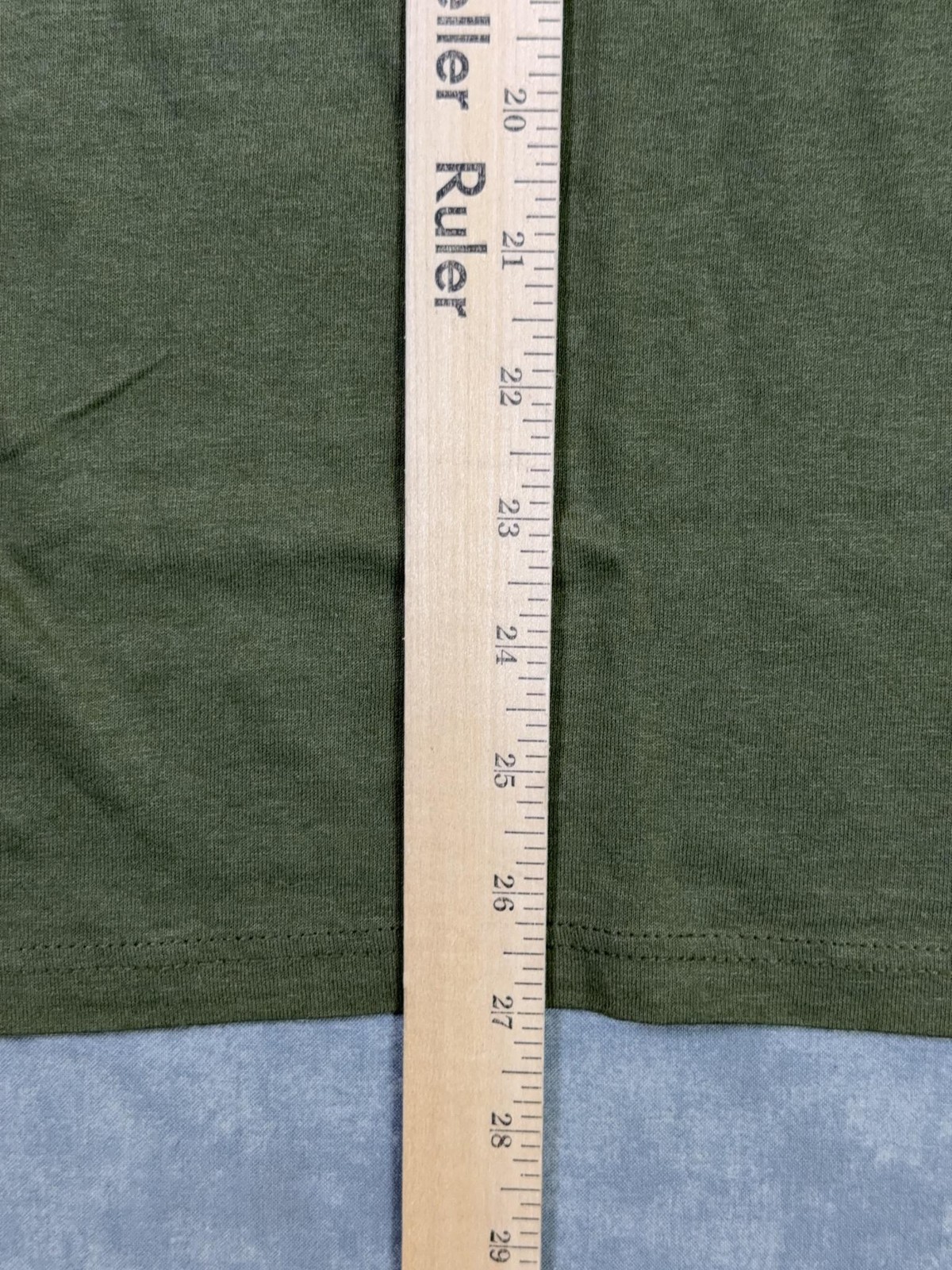 Vintage Soffe Shirt Mens S Green Solid Blank Crew Neck Tee Made USA Poly Cotton
