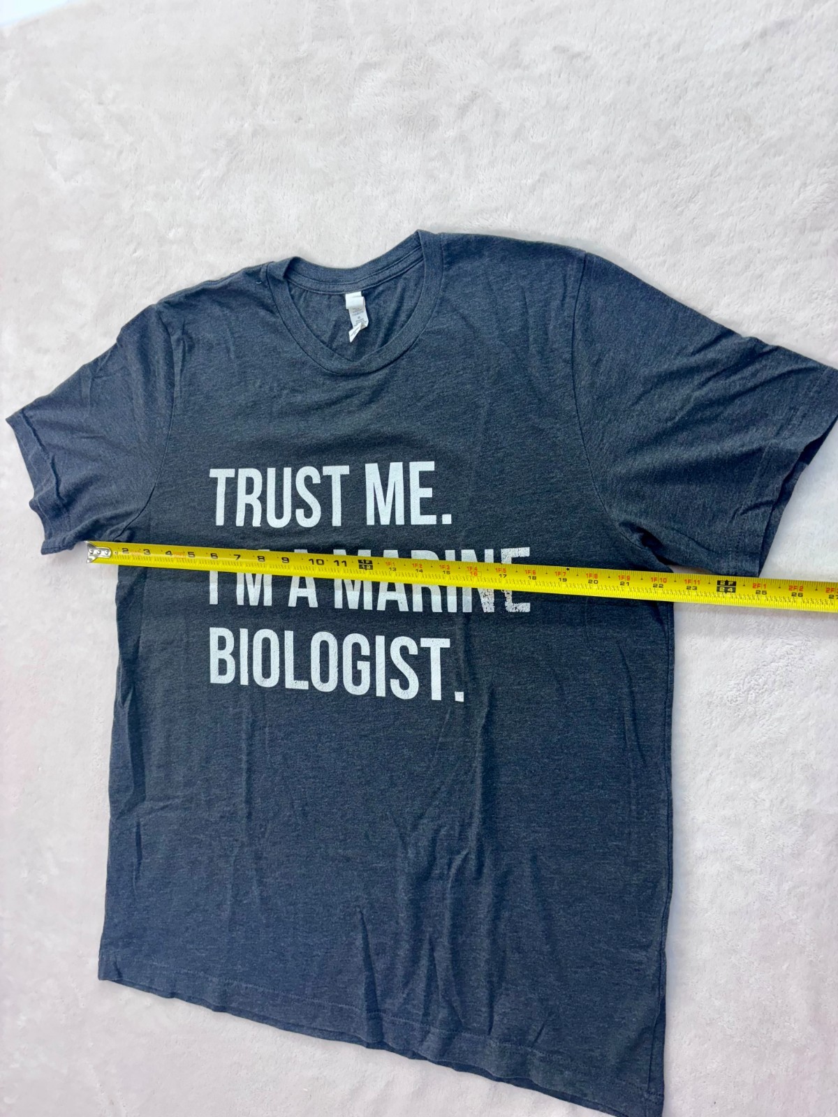 “Trust me. I’m a marine biologist.” Unisex T-Shirt — Size: XL!!