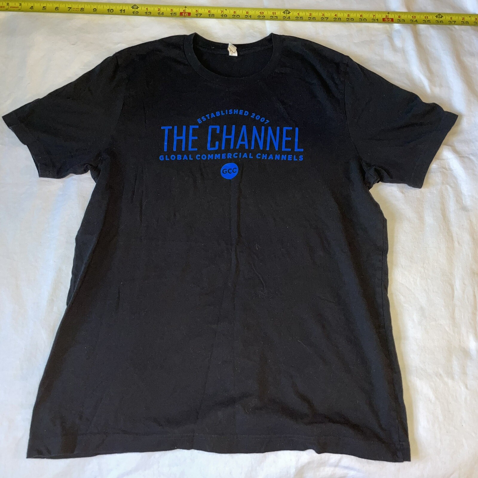 Dell Computer The Channel Global Commercial Graphic T-Shirt Size XL Vintage