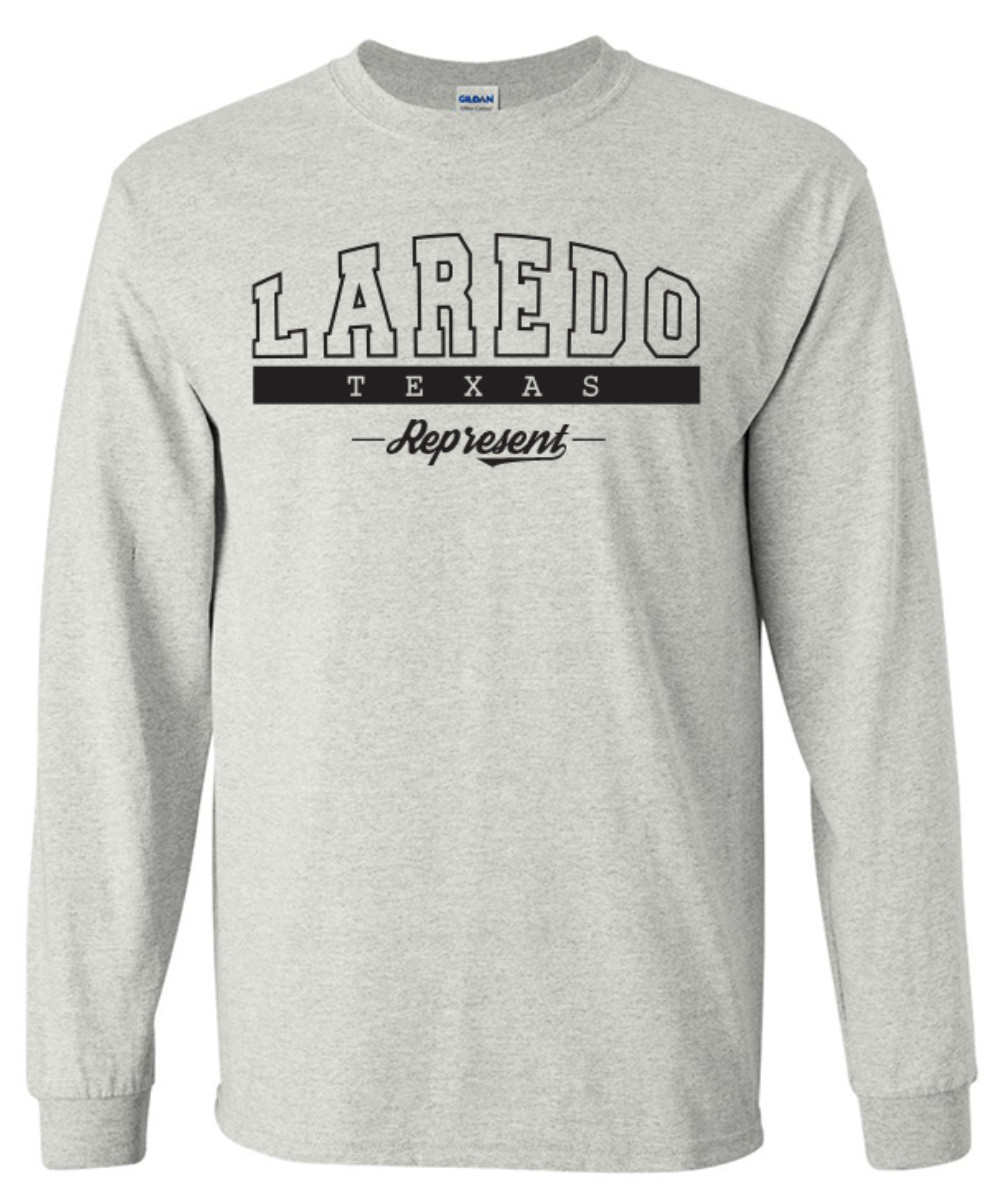 Laredo Texas State T-Shirt Long Sleeve Graphic Tees Unisex Apparel