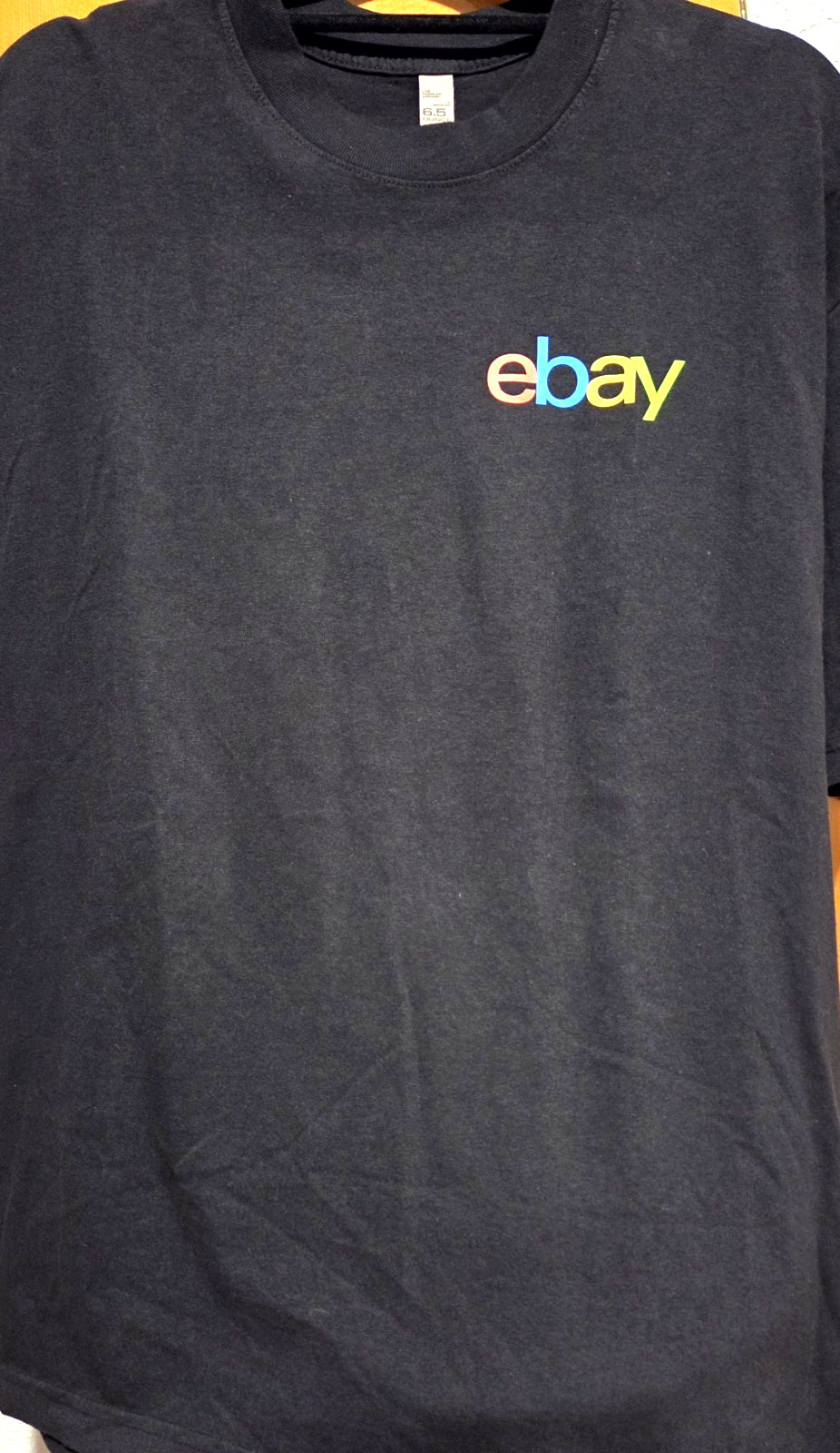 eBay Celebrates 30 Yrs Tee Shirt Mens Large Black USA 100%Cotton L.A.Apparel New