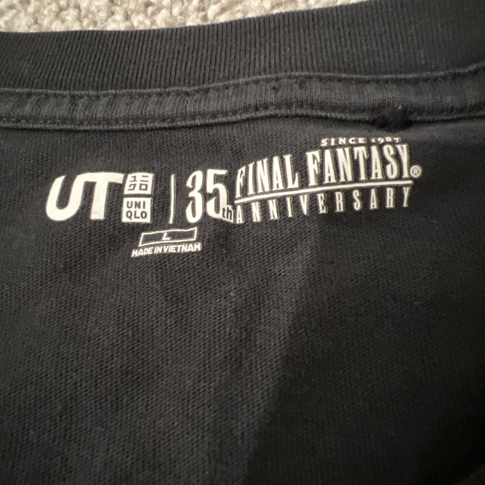 Uniqlo Final Fantasy 35th Anniversary Collaboration FFX T-Shirt, Size L used
