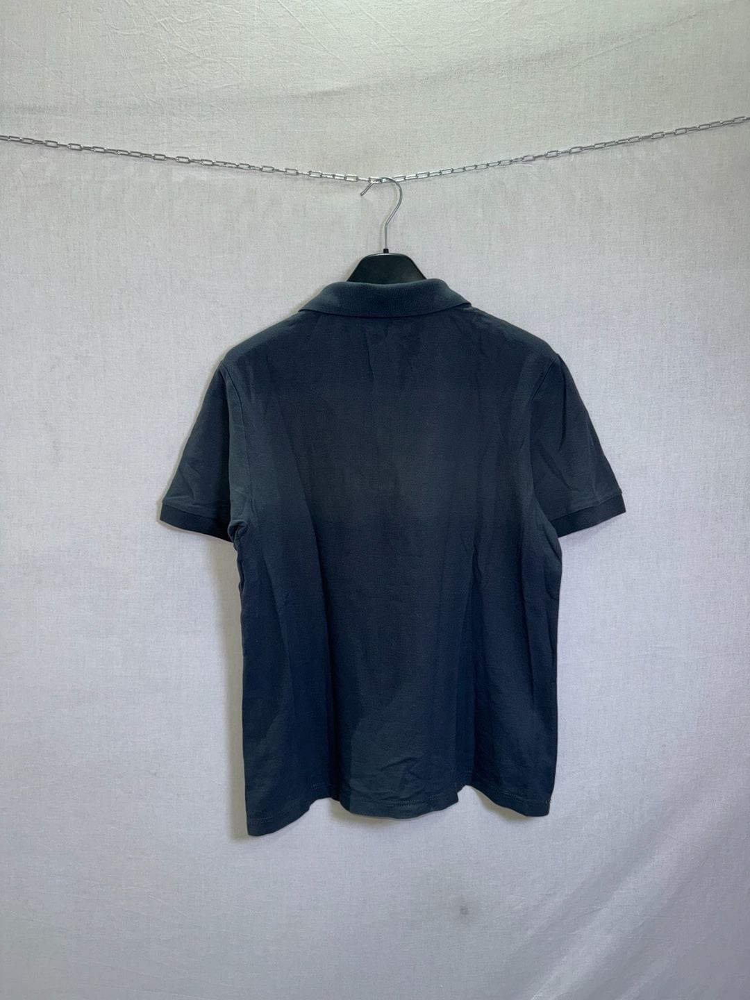 Reebok Elements Short Sleeve Cotton Polo Shirt in Midnight Navy