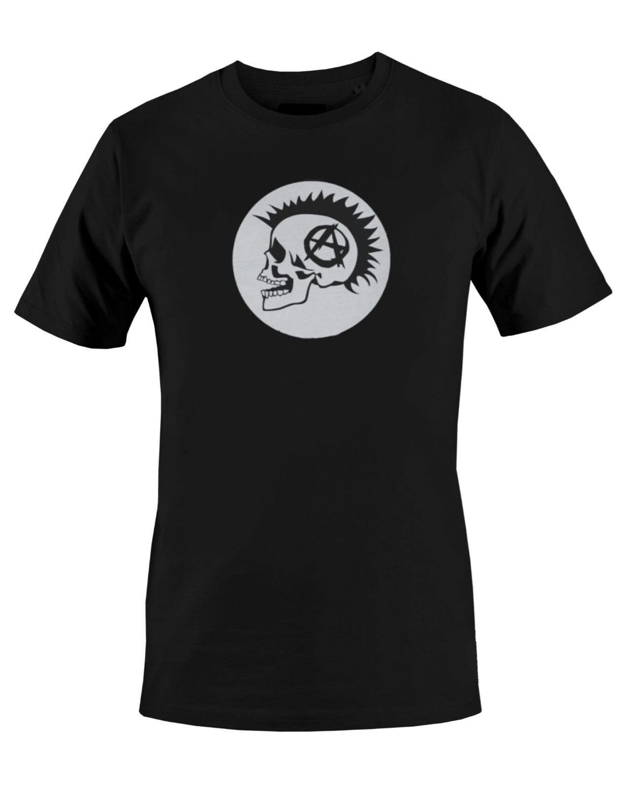 Horror T Shirt Skull Laughing Skeleton Gothic Regular Fit 100% Cotton Tee Unisex