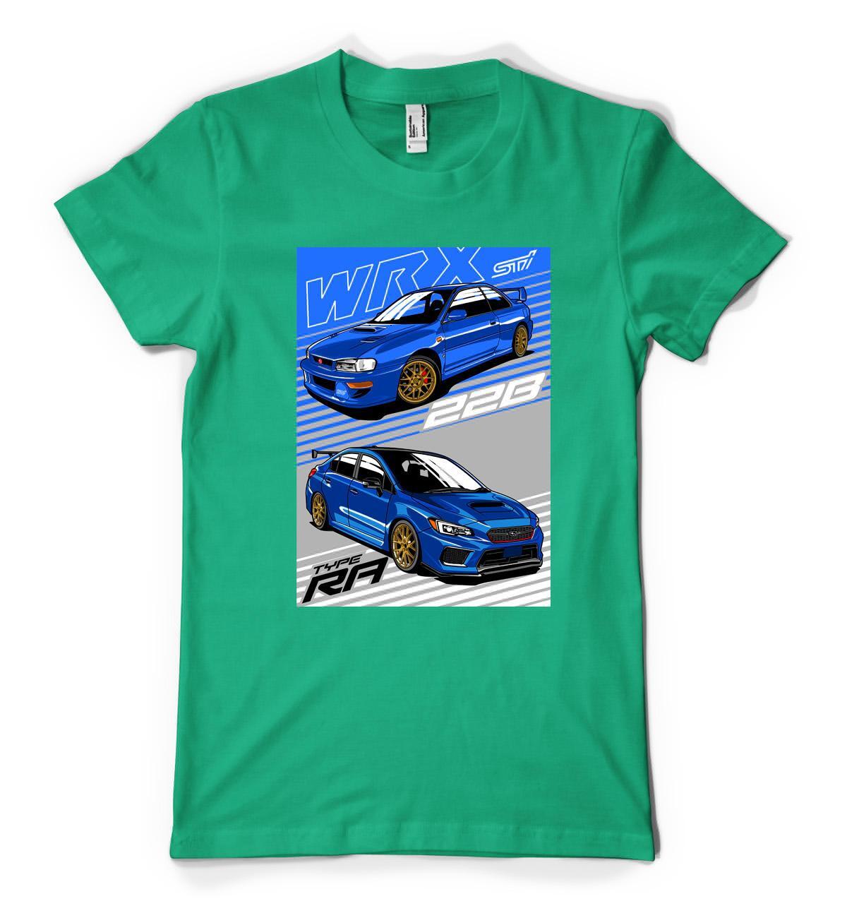 Japanese WRX Supercar Sport Classic Custom Car Personalised Unisex Adult T Shirt