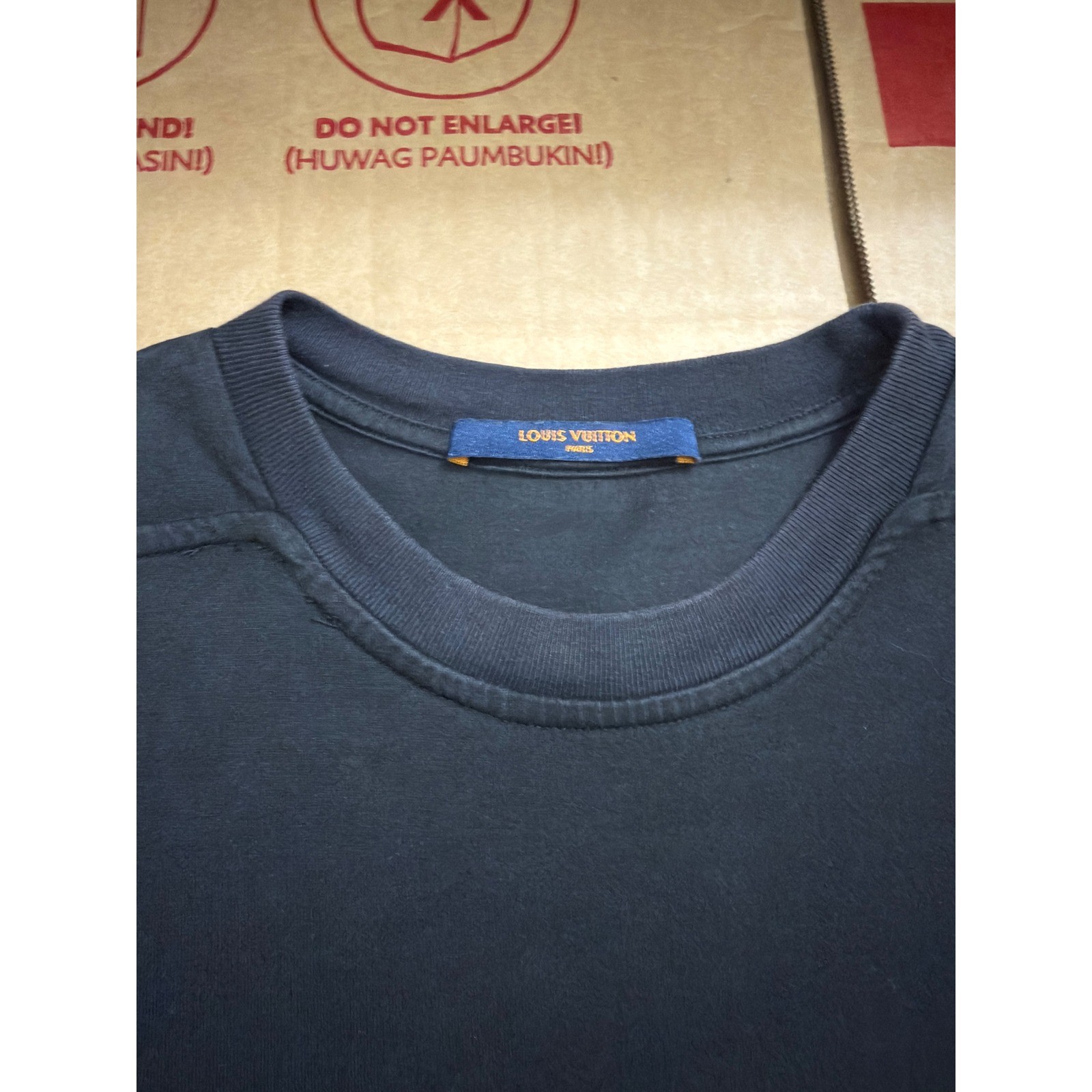 Louis Vuitton x NBA Logo Graphic T-Shirt Black Virgil Abloh RM212M L