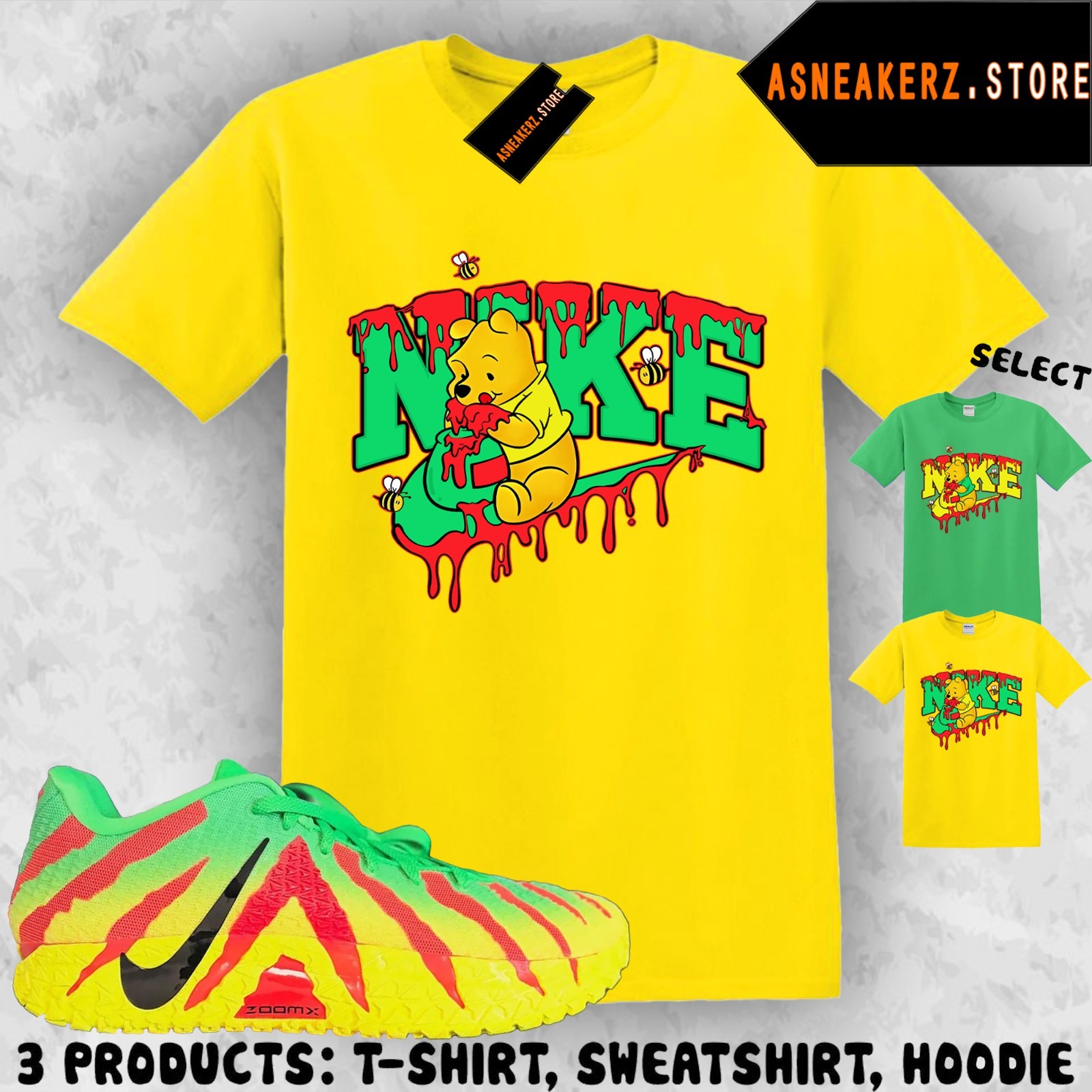 Shirt Match Ja 3 Jurassic Park Explorer Sneaker Matching Tee Sweet Winnie Pooh