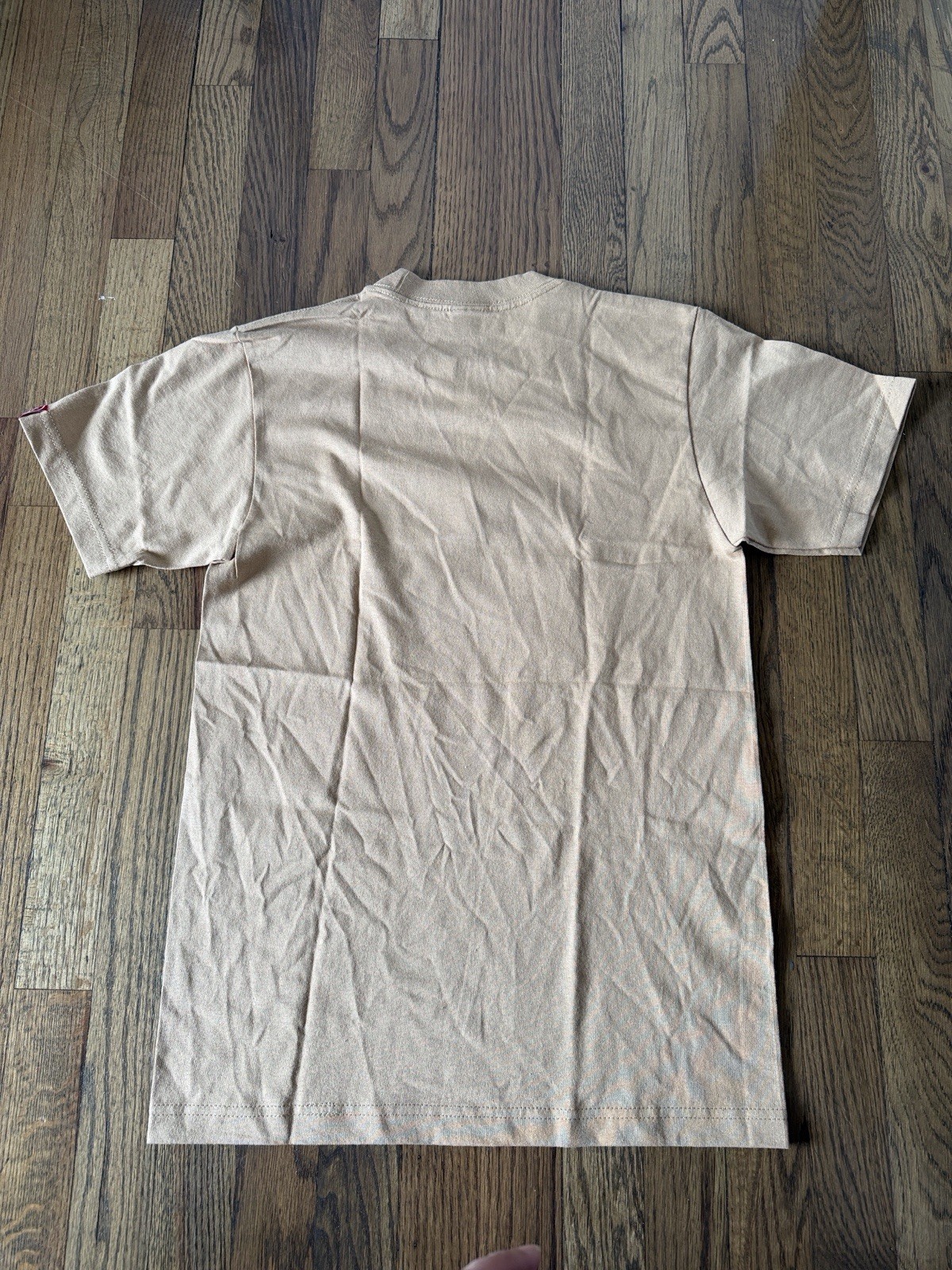 STV$H Unisex Cherub Angel Graphic Tee Tan Made In USA Size S