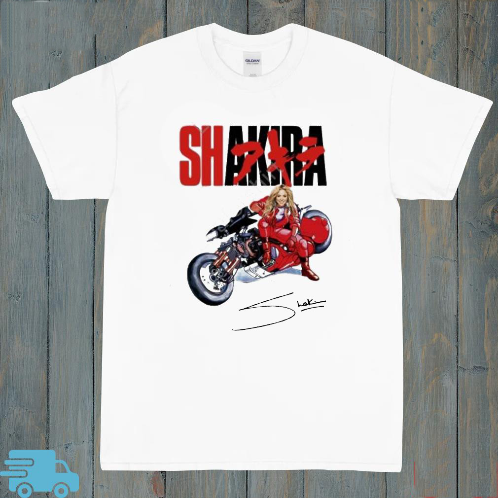 Popular Shakira Akira Signed Tee Shirt Men Women LL970