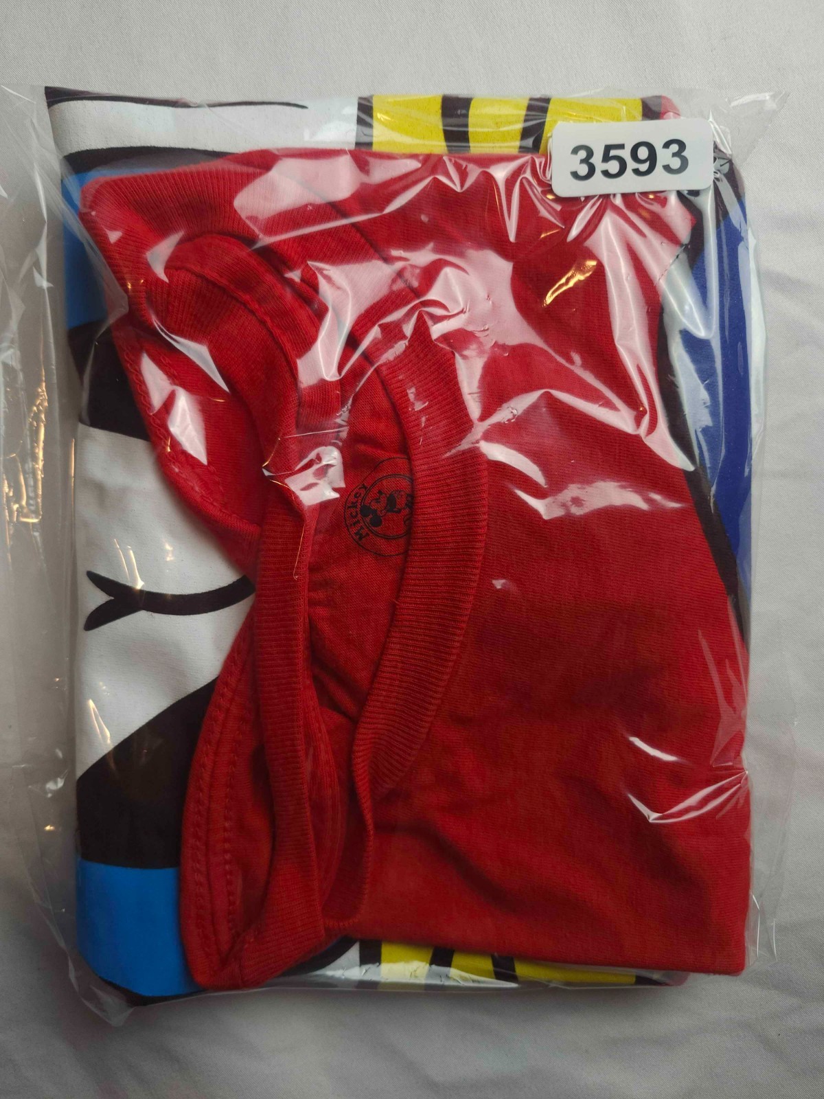 Disney Mickey & Co. Donald Duck T-Shirt Mens Medium Red Crew Neck Short Sleeve