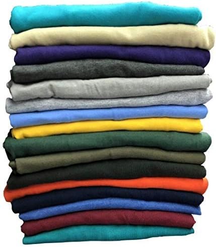 BILLIONHATS 36 Pack Mens Cotton Short Sleeve Lightweight T-Shirts (Small)
