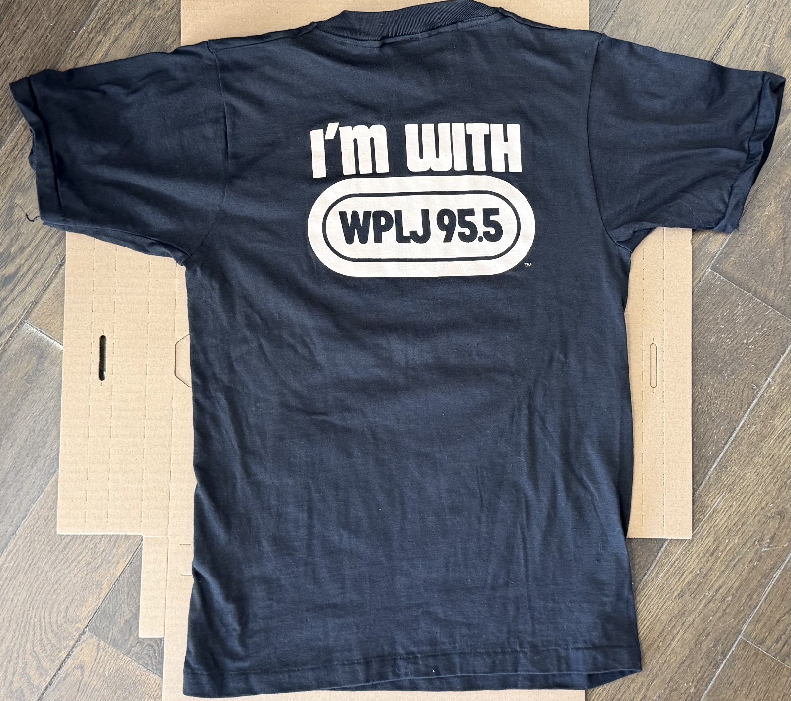 Bruce Springsteen Vintage 1978 WPLJ OG Concert T-Shirt w/ Pin Rare