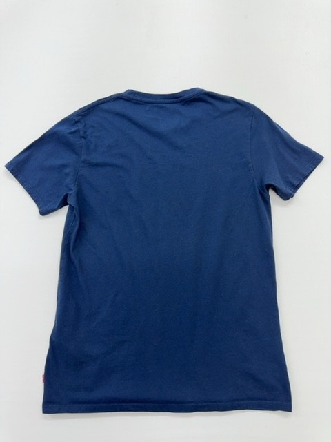 Levi’s Boys Blue Logo T-Shirt Cotton Crew Neck Size M – Machine Wash