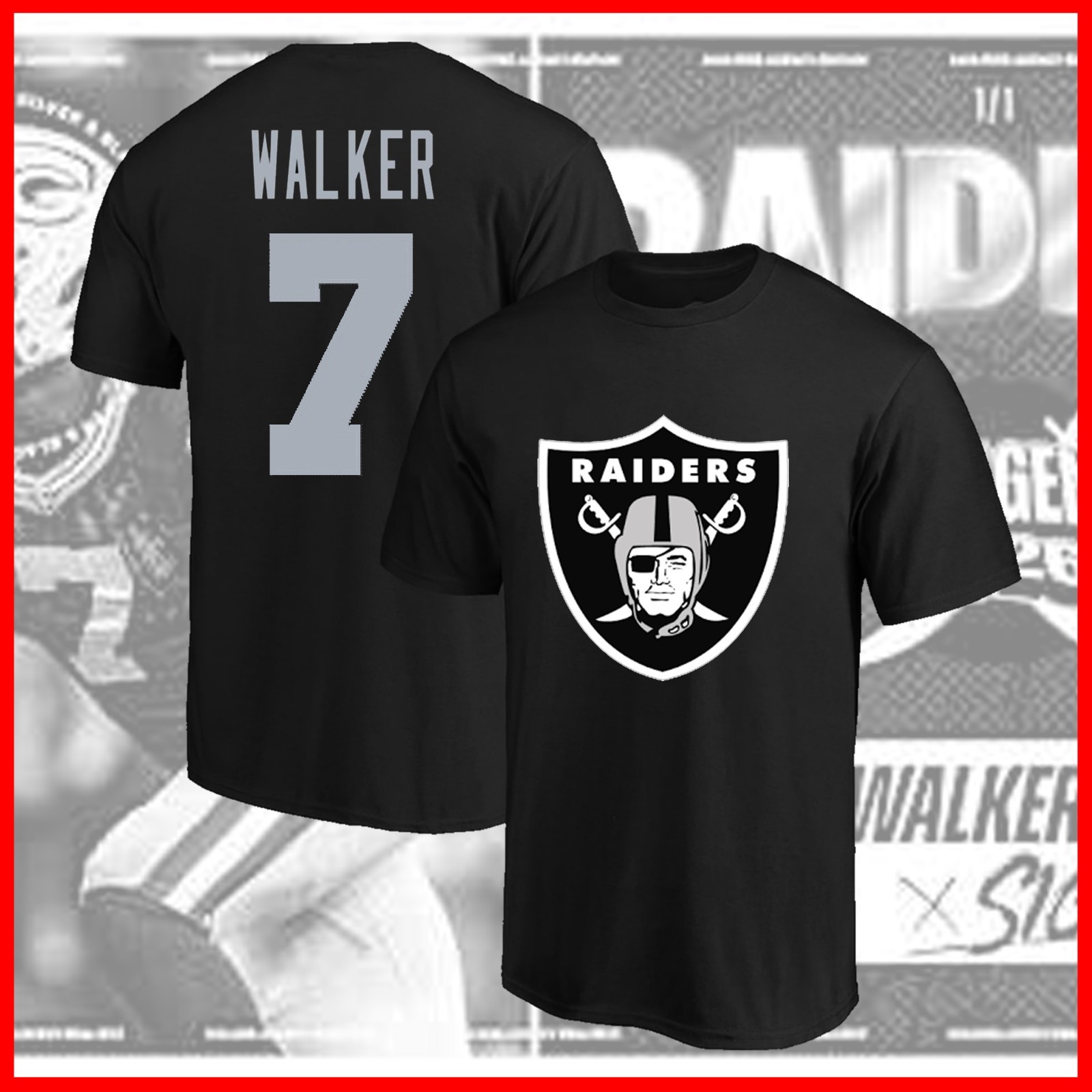 🔥 HOT SALE! 2026 Quay Walker #7 Las Vegas Football Team Name & Number For Fans