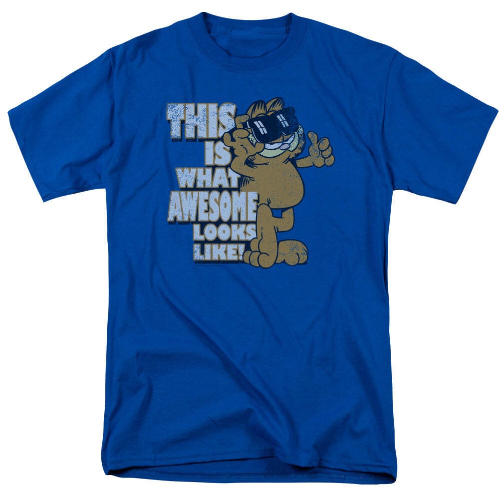 Garfield Awesome Licensed Adult Unisex T-Shirt Regular Fit Tee SM-3X