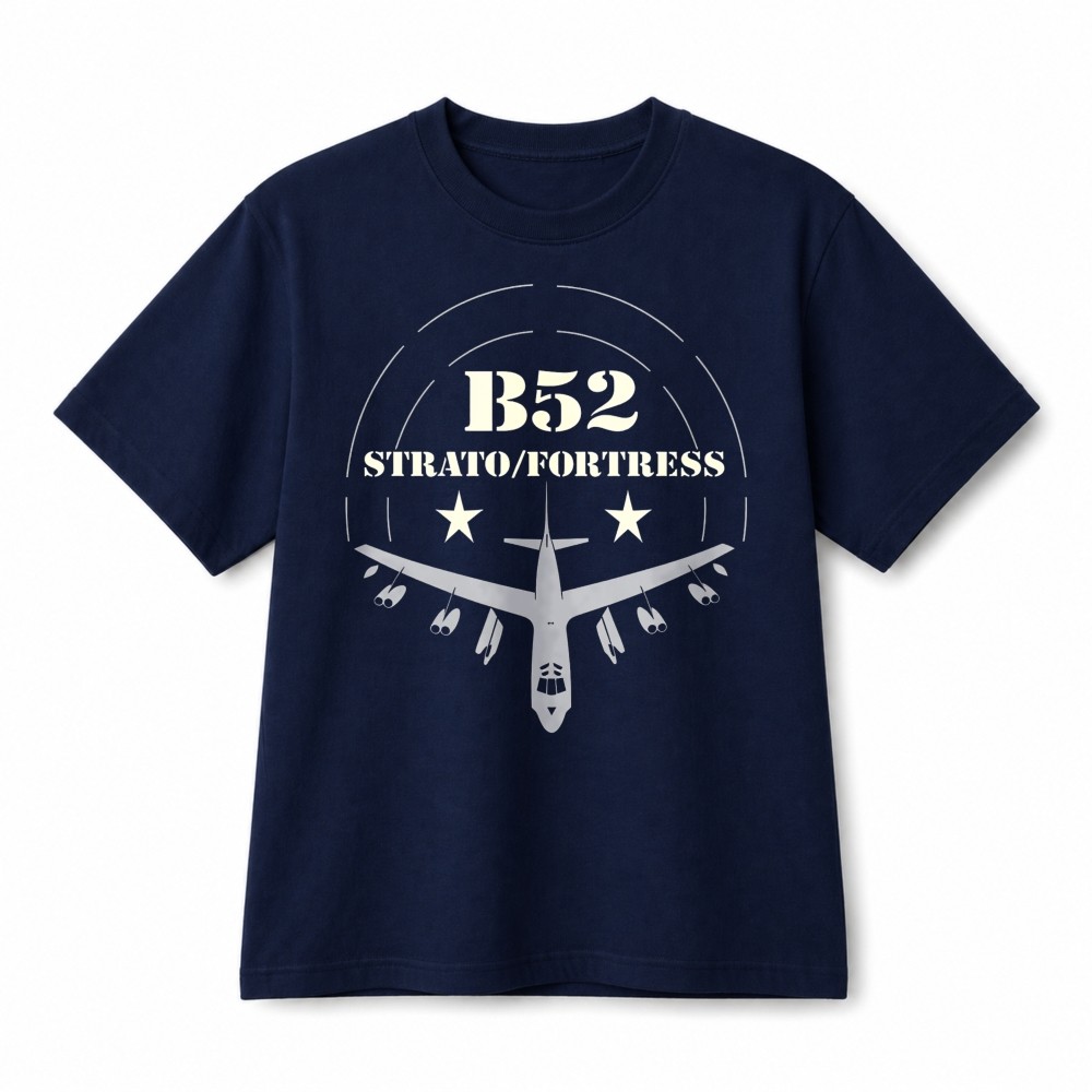 B‑52 Stratofortress Bomber Patriotic Retro Graphic Cotton T‑Shirt Unisex